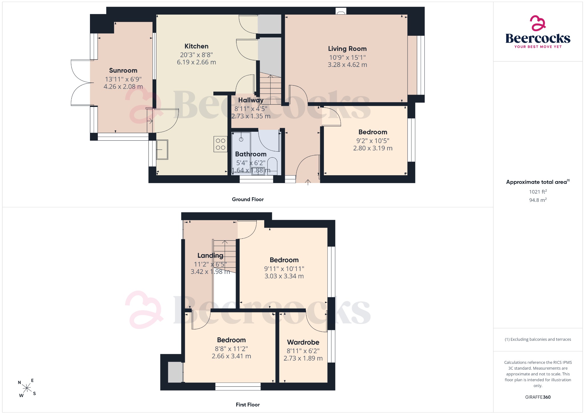 2 Oak Avenue, Withernsea, East Riding of Yorkshire floorplan
