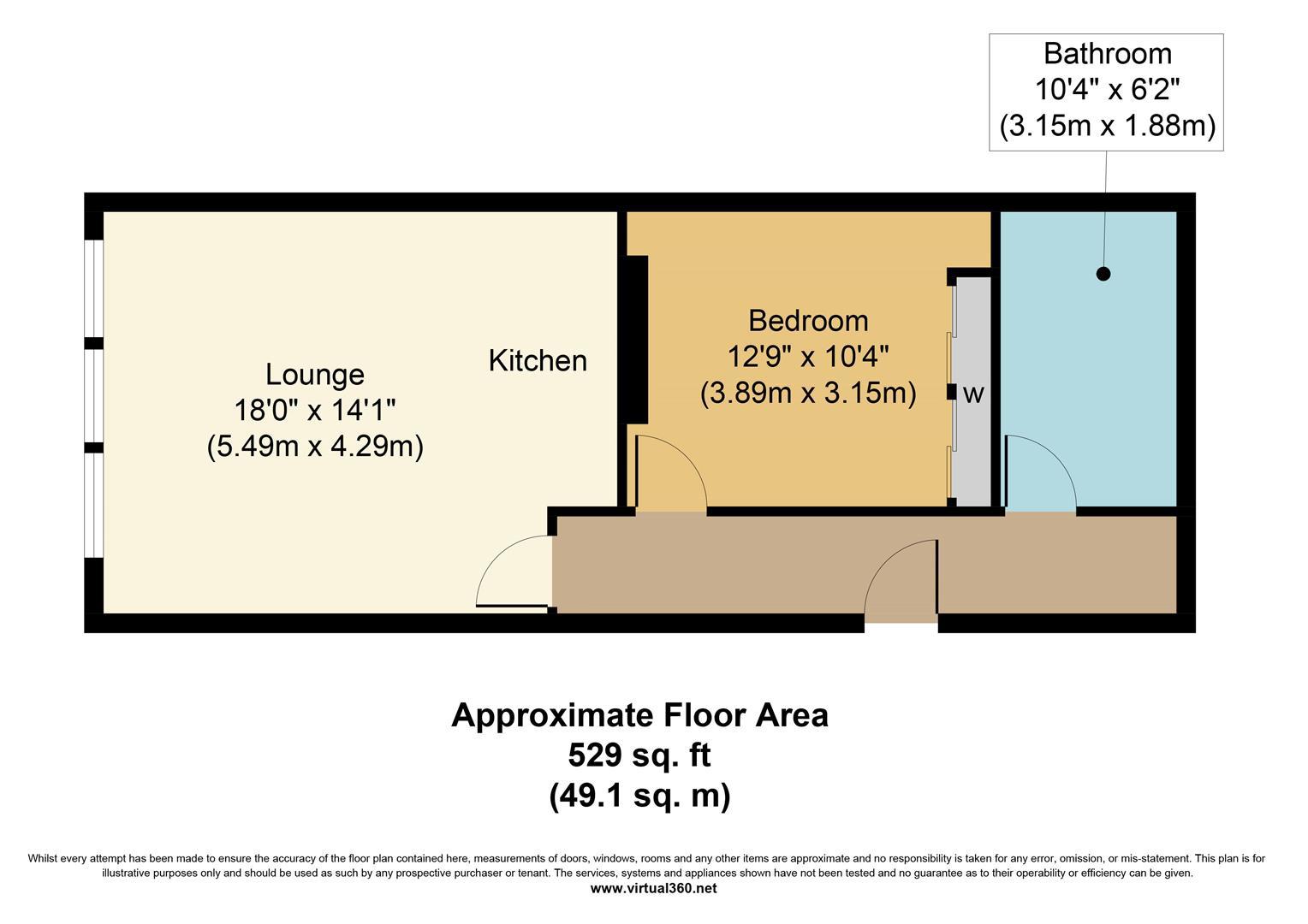 1 Manhattan Apartments 46-48, New York Street, Leeds floorplan