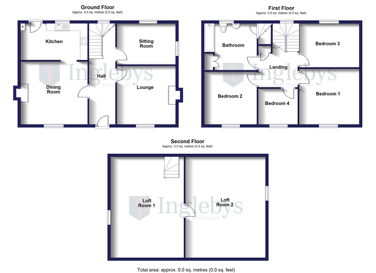 Holme Farm and The Folly, 52-54, High Street, Hinderwell floorplan