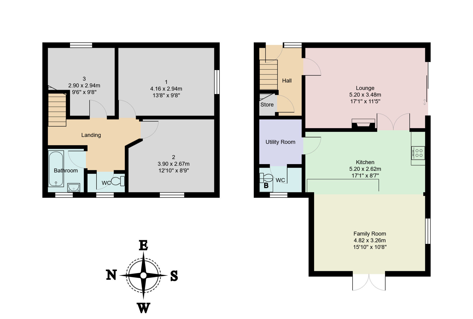 10, Bridgewater Close, Cheadle floorplan