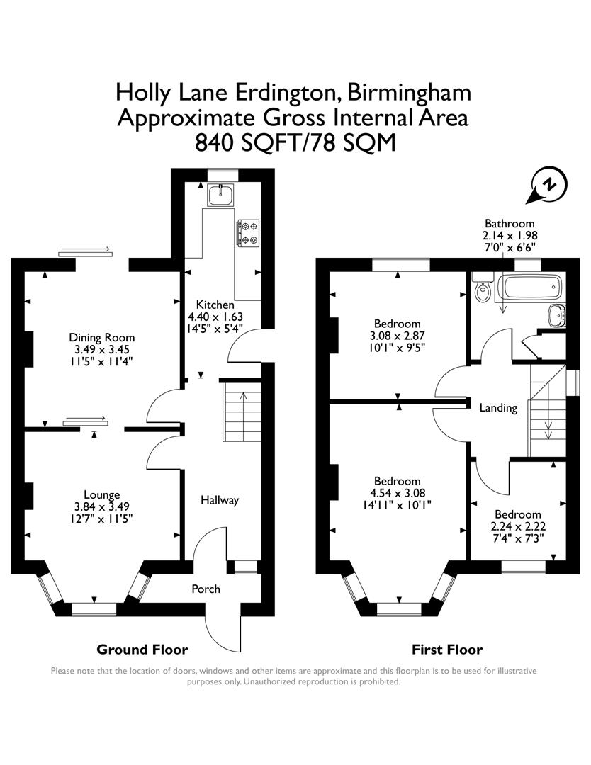Holly Lane, Erdington, Birmingham B24, 3 bedroom semidetached house