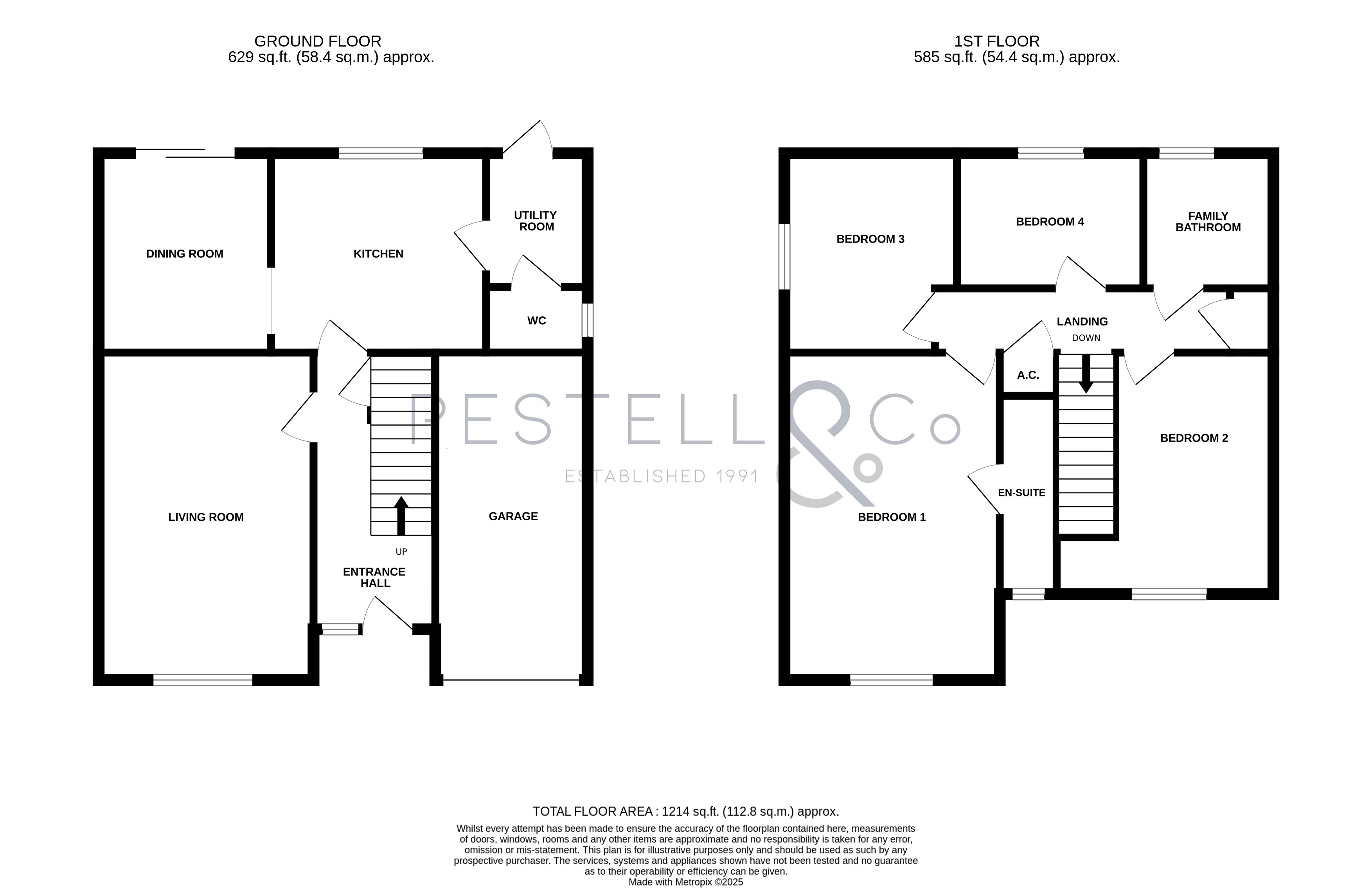 5, Brook View, Dunmow floorplan