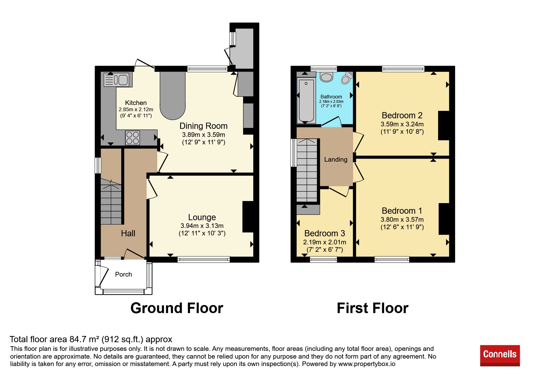 20, Hayes Gardens, Paignton floorplan