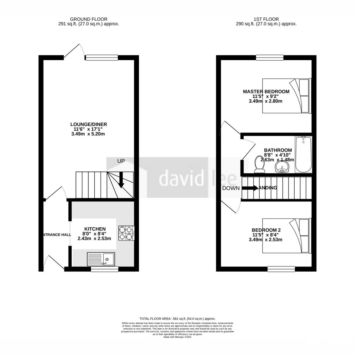 10, Grange Walk Grange Road, Bishop's Stortford floorplan