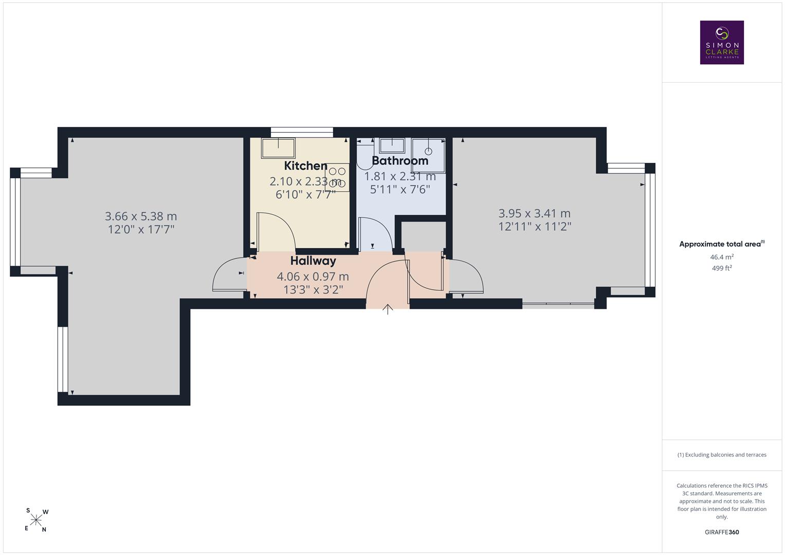Nether Street, London floorplan
