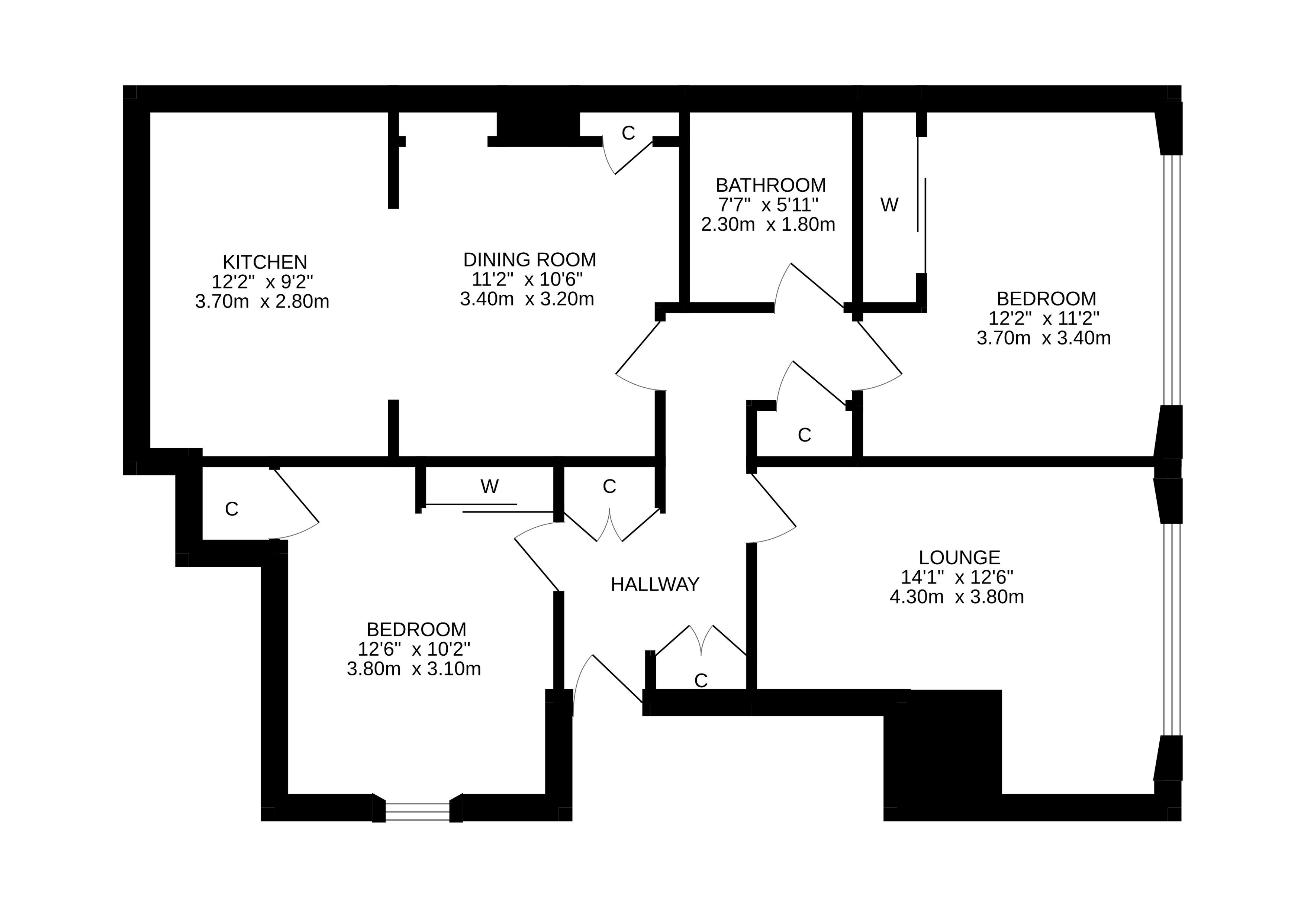 18a, West High Street, Crieff floorplan
