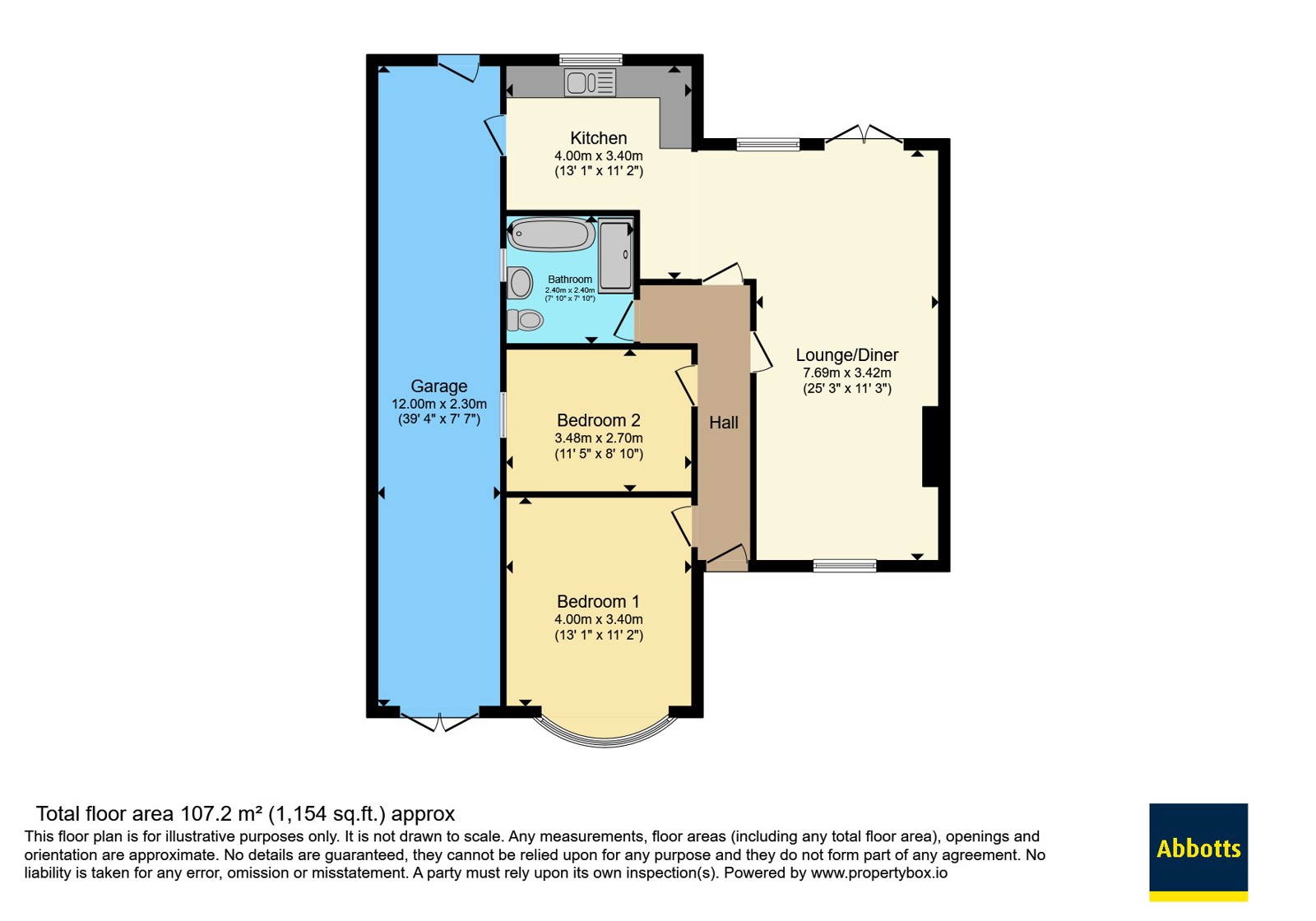 69, Southend Road, Essex floorplan