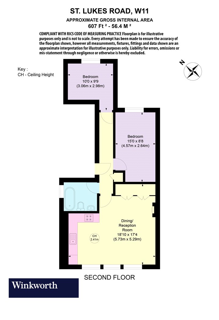 St Lukes Road, London floorplan