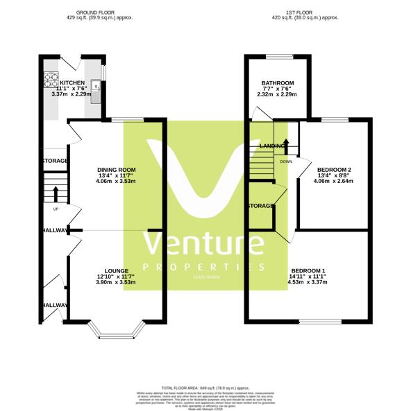 28, Greenwell Street, Darlington floorplan