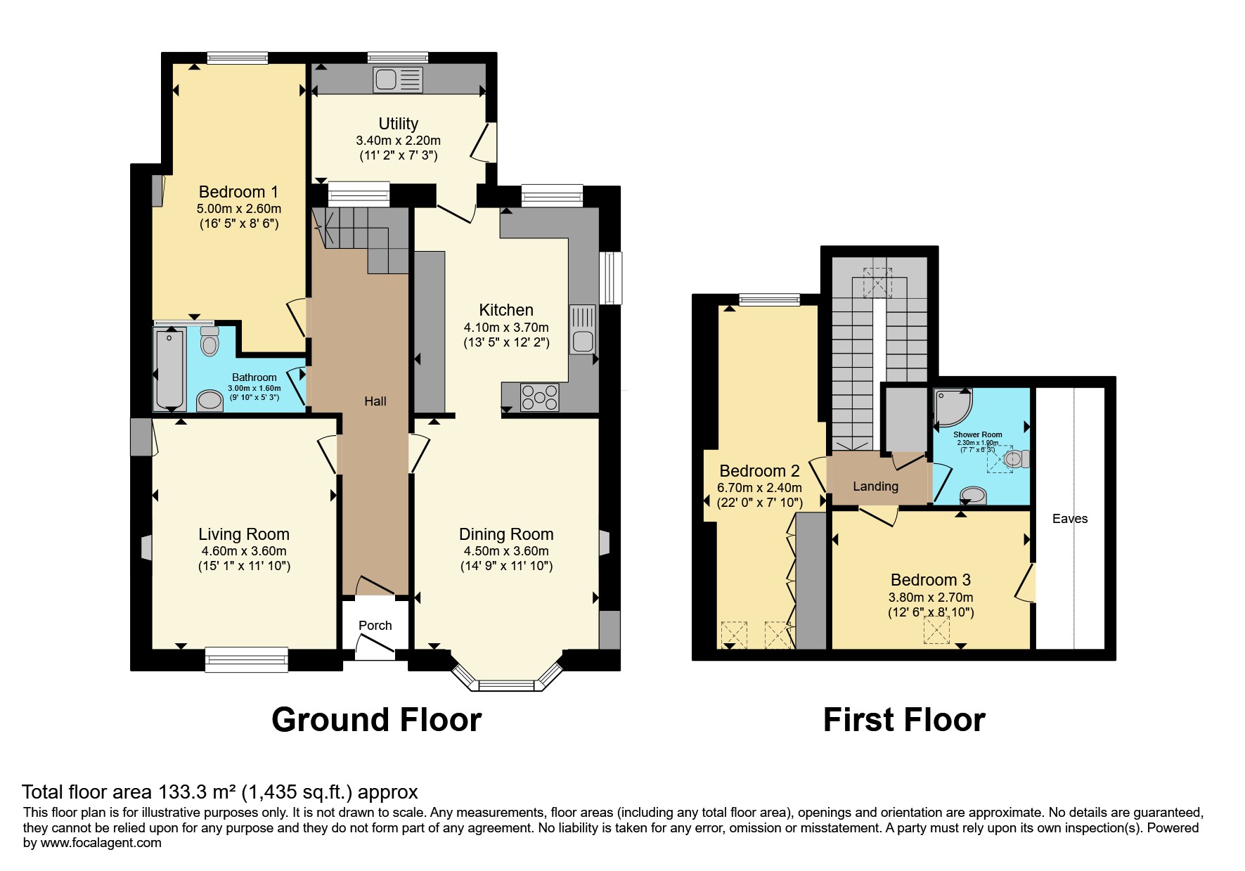 67, Largo Road, Lundin Links floorplan