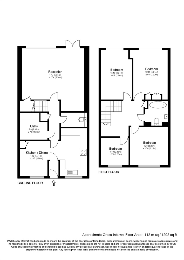 4 Bedrooms Terraced house for sale in Dresden Way, Weybridge, Surrey KT13