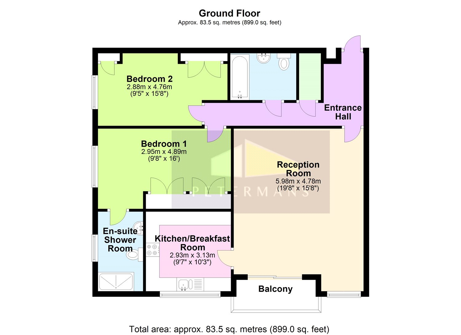 2 Bedrooms Flat to rent in Rydal Court, 17 Stonegrove, Edgware HA8