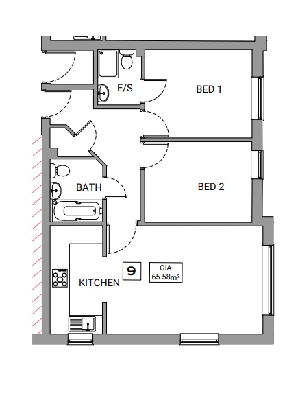 9, Sunderland floorplan
