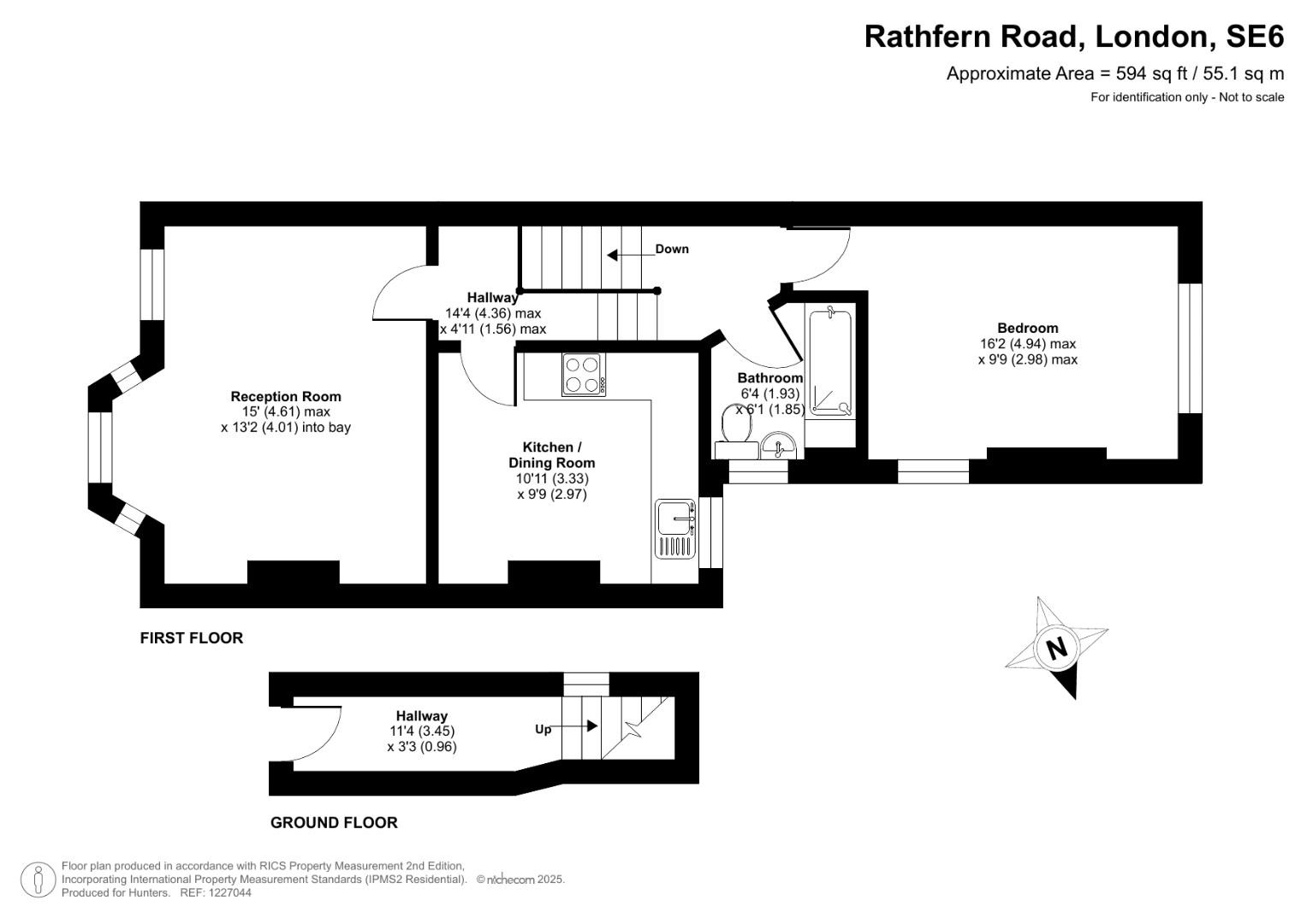 Rathfern Road, London SE6, 1 bedroom flat for sale - 69058477 ...