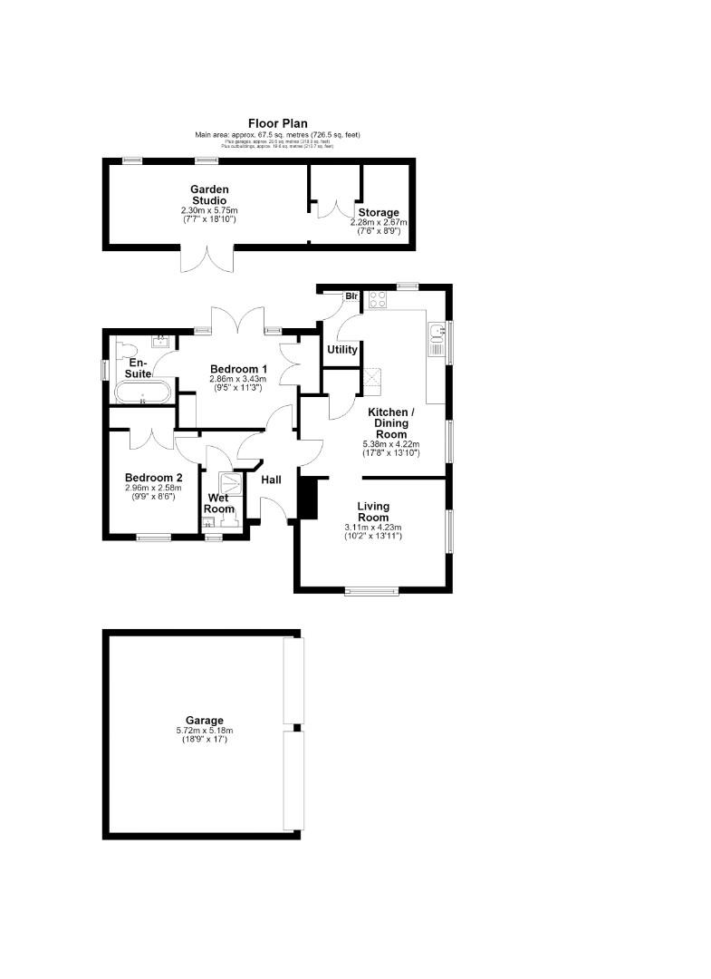 26a/26b, High Street, Histon, Cambridge floorplan