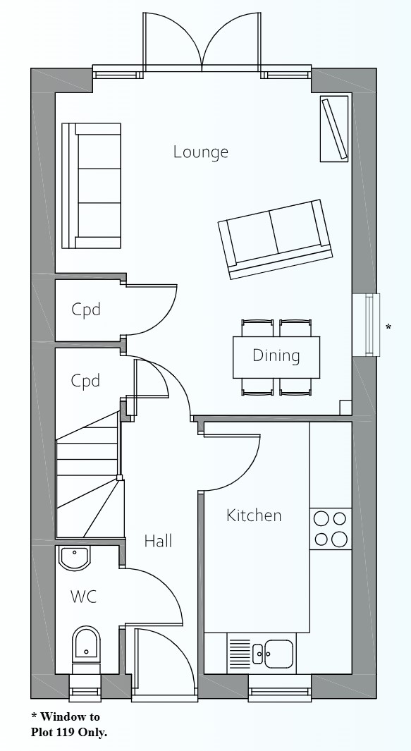 ., The Addington, Old Millers Rise, Beverley floorplan