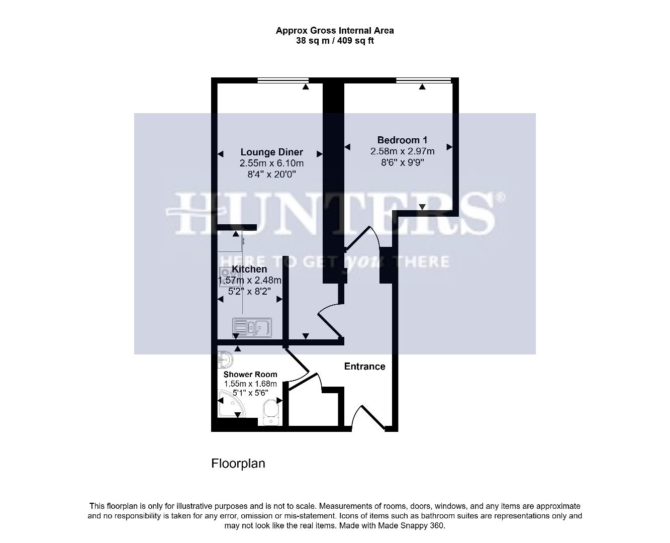 George Street, Bradford floorplan