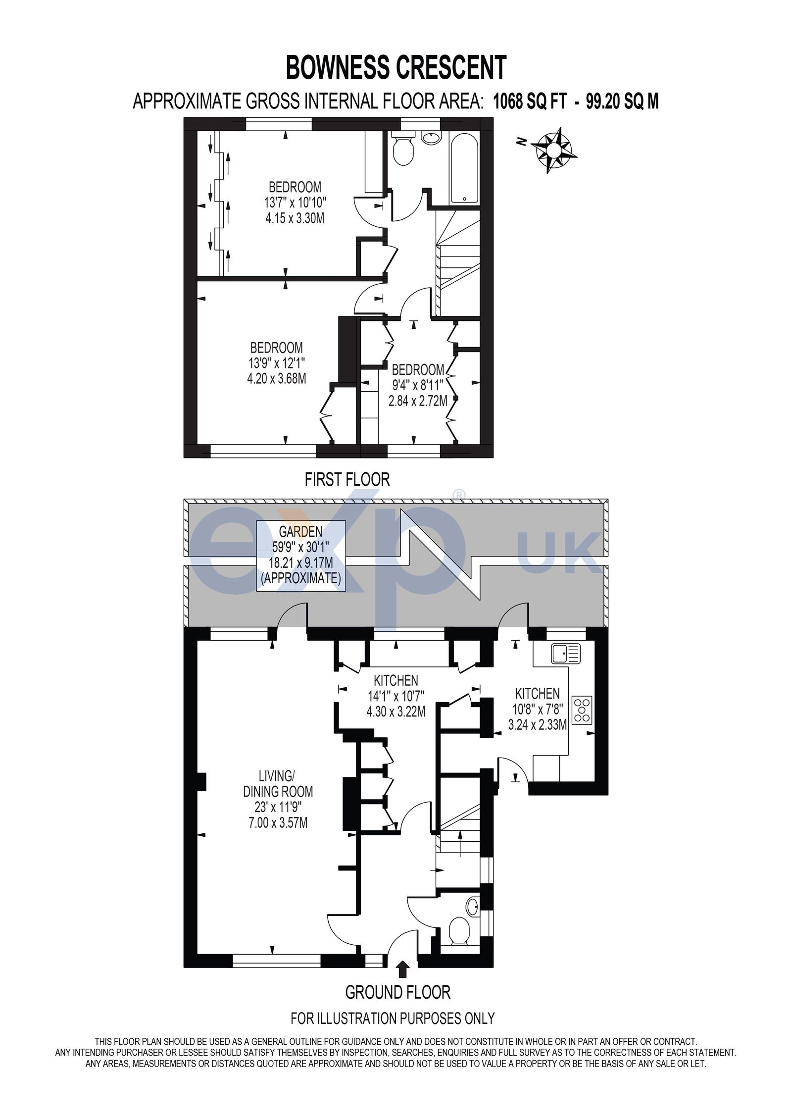 39, Bowness Crescent, London floorplan