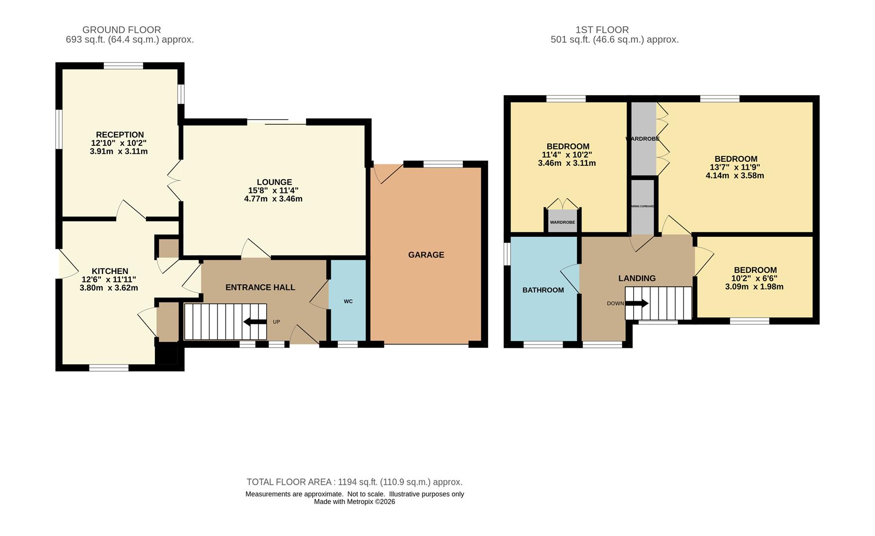 1, Valley Drive, Wilmslow floorplan