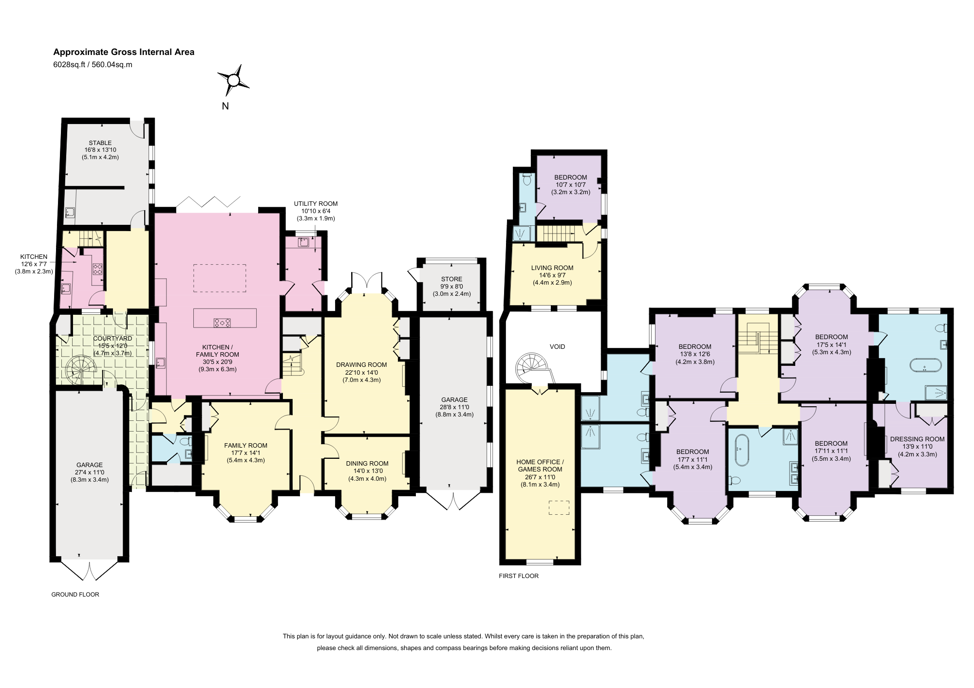 112, Manor Road North, Esher floorplan