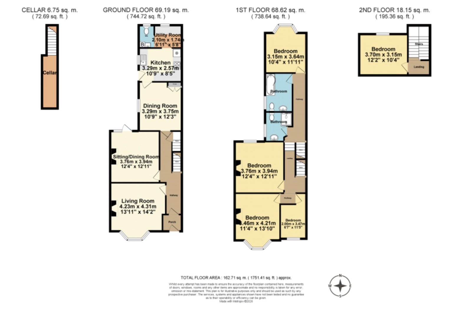 Warwick Road, Margate floorplan