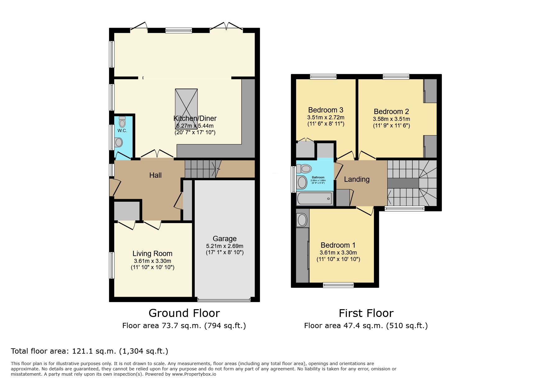58b Huncote Road, Leicester floorplan