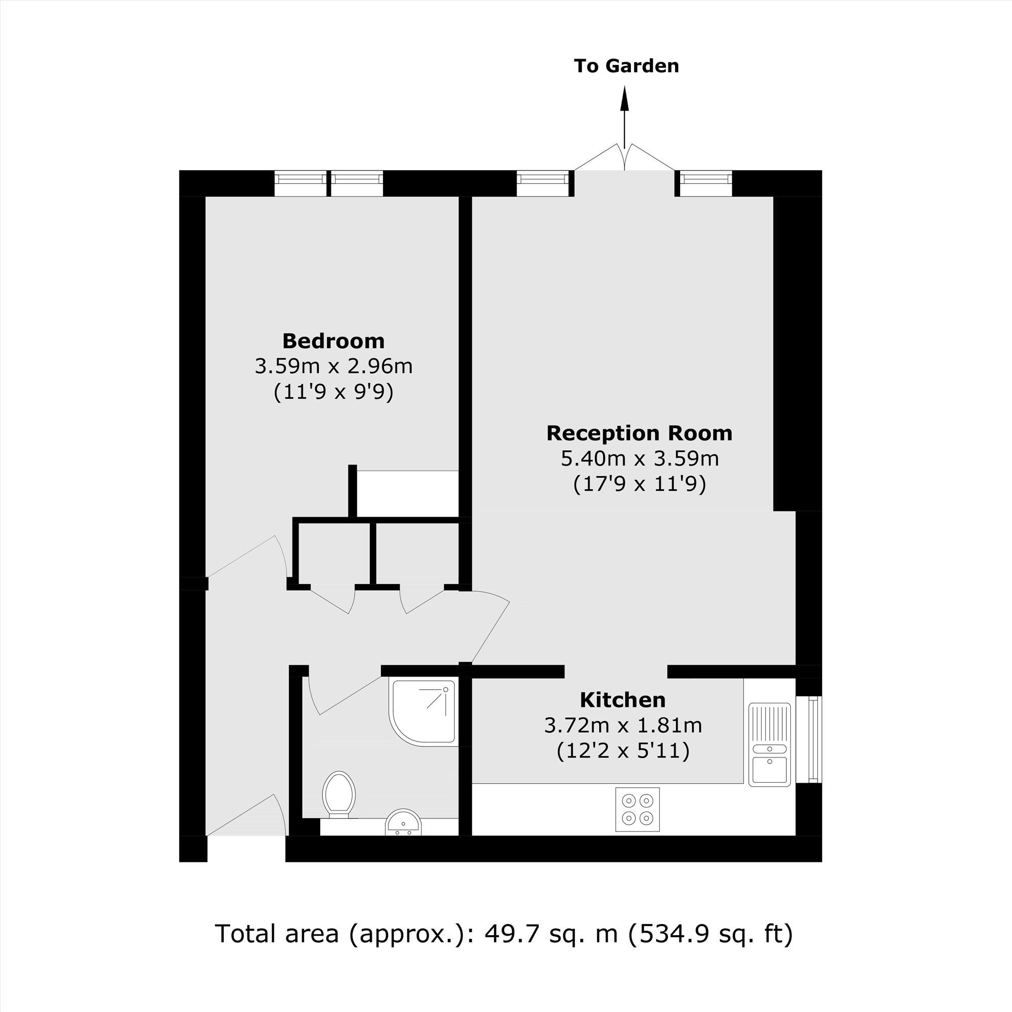 Flat 2, Belgravia House, 238, Kingston Road, Teddington floorplan