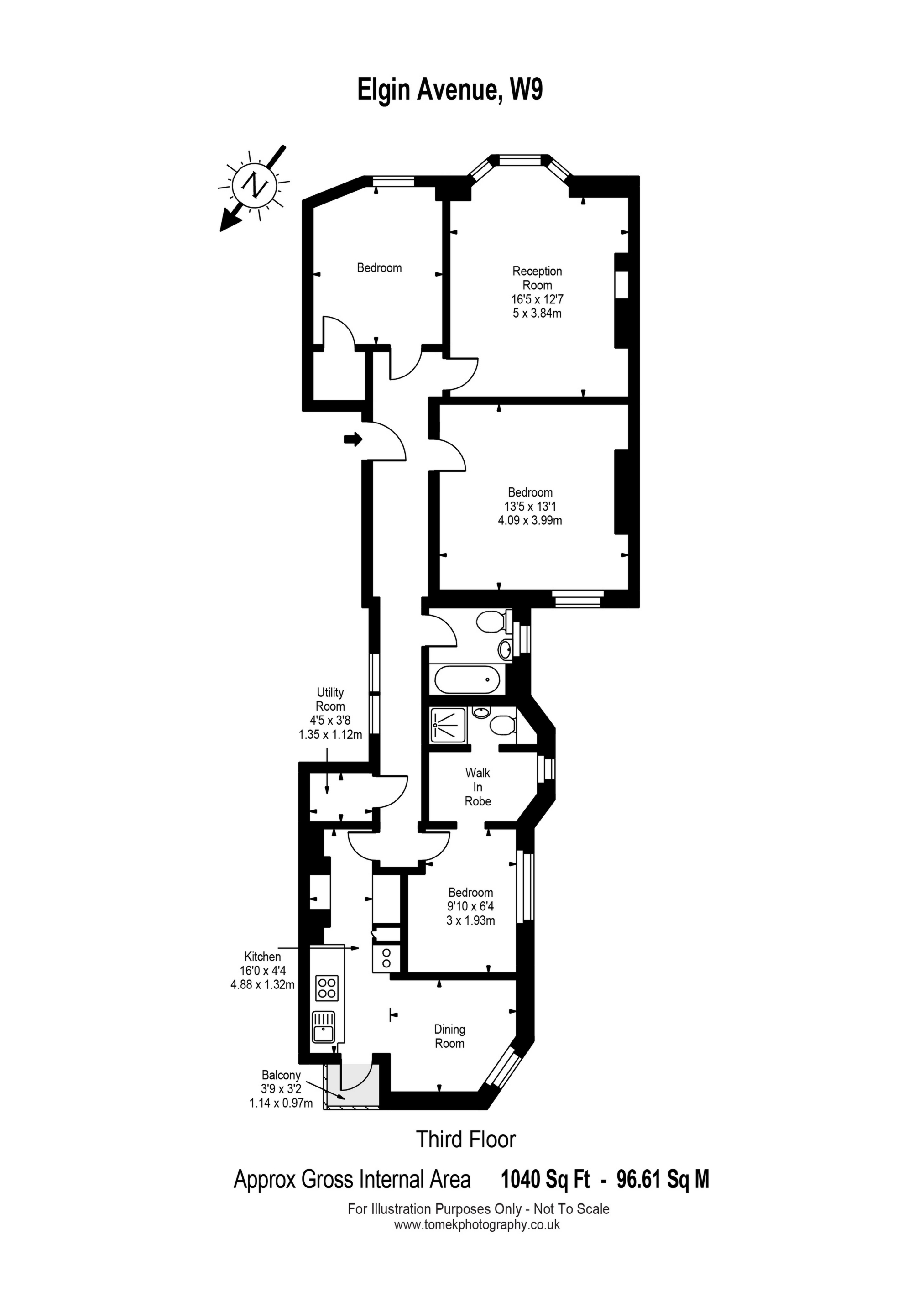 3 Bedrooms Flat to rent in Elgin Mansions, Elgin Avenue, Maida Vale W9