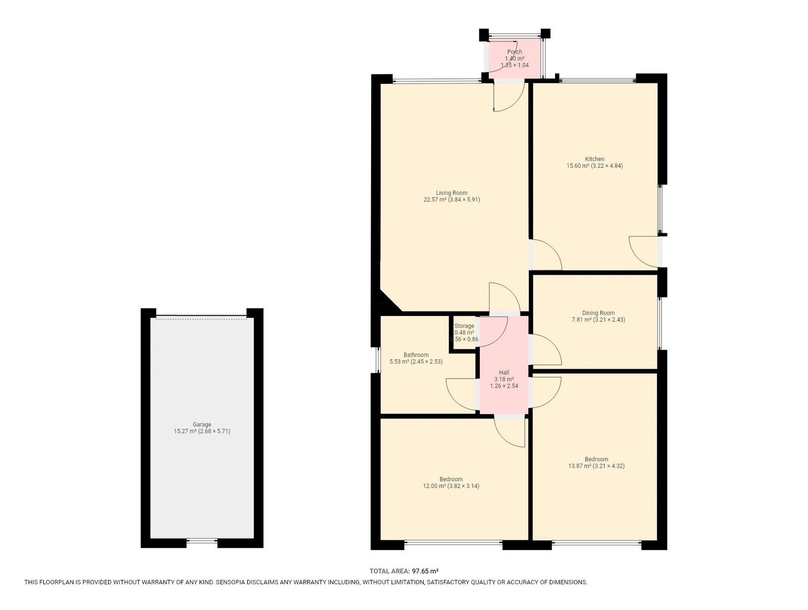 5, Grange Road, Sheffield floorplan