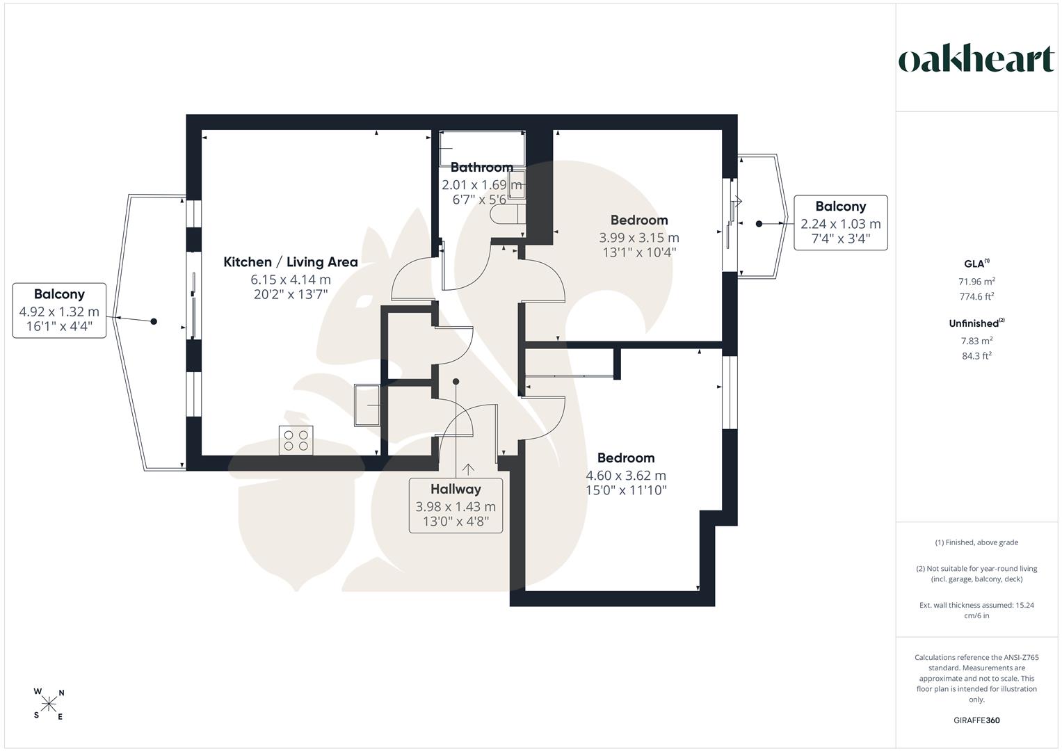 Flat 26, Spiritus House, Hawkins Road, Colchester floorplan