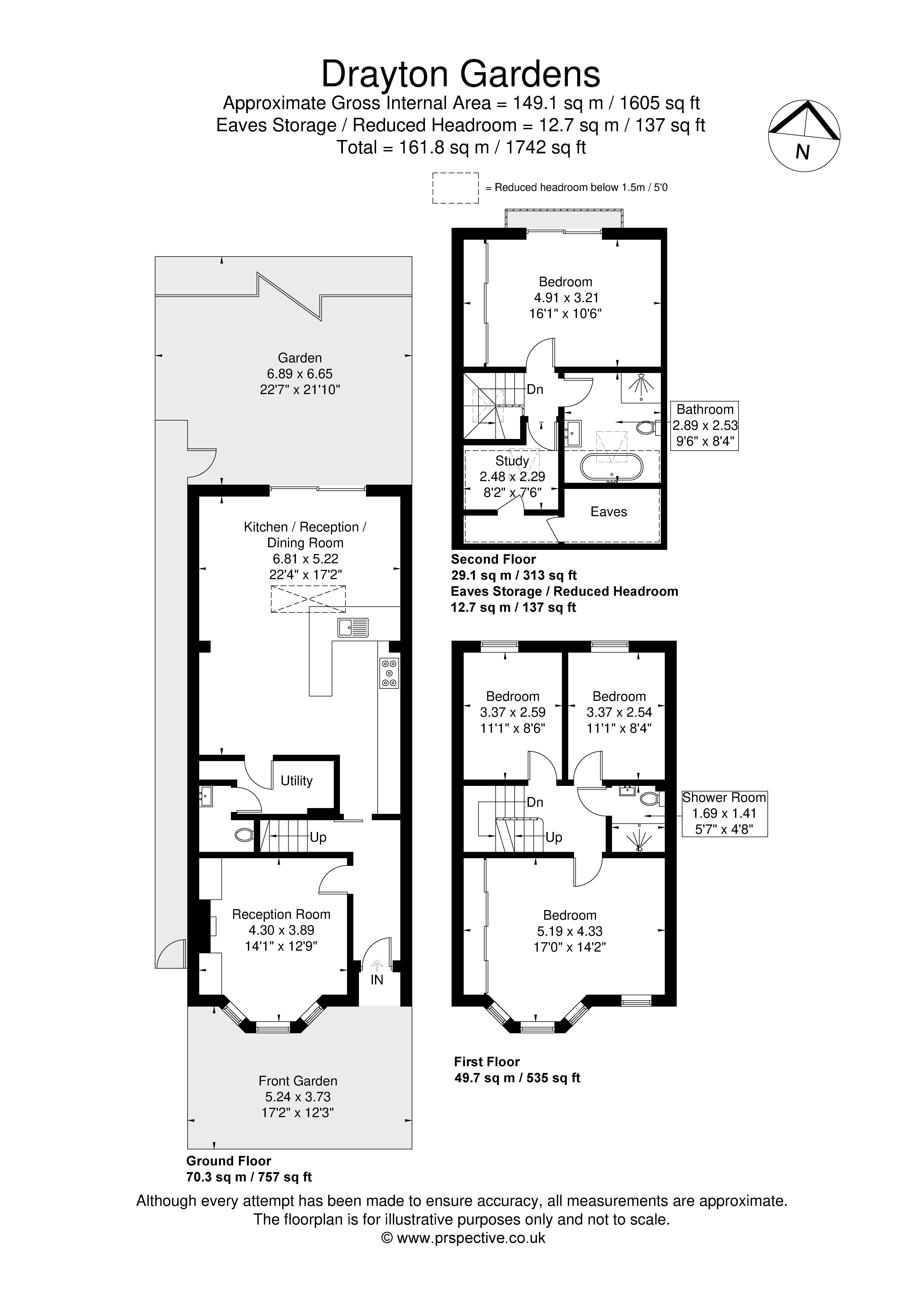74, Drayton Gardens, London floorplan