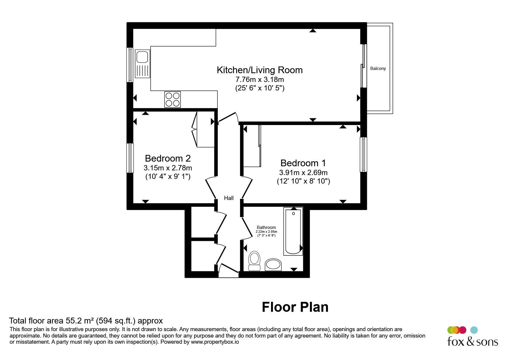 Flat 15, Woodlands Place, 62, Northlands Road, Southampton floorplan