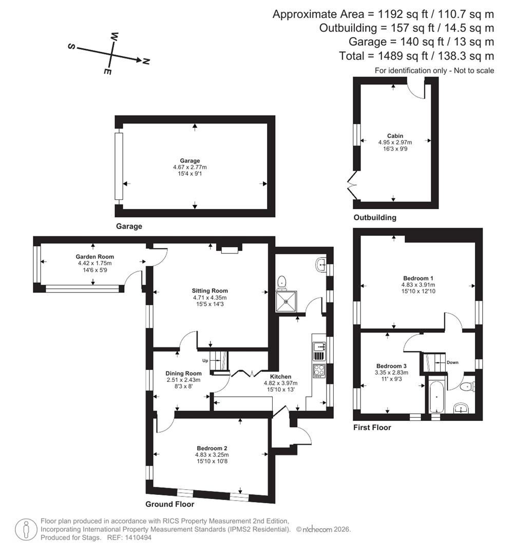 Shepherds Cottage, Bridport floorplan