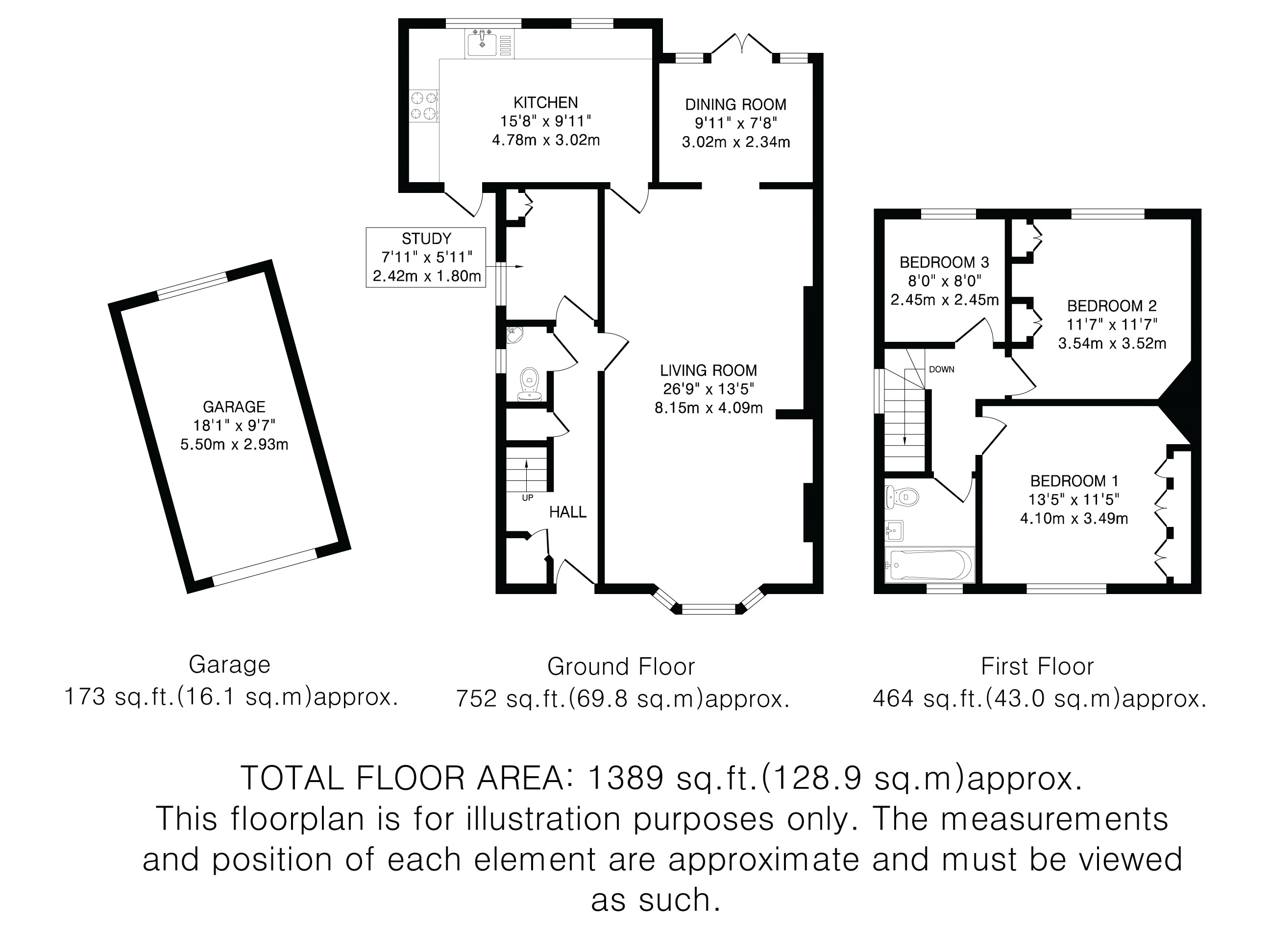 3, Polayn Garth, Hertfordshire floorplan