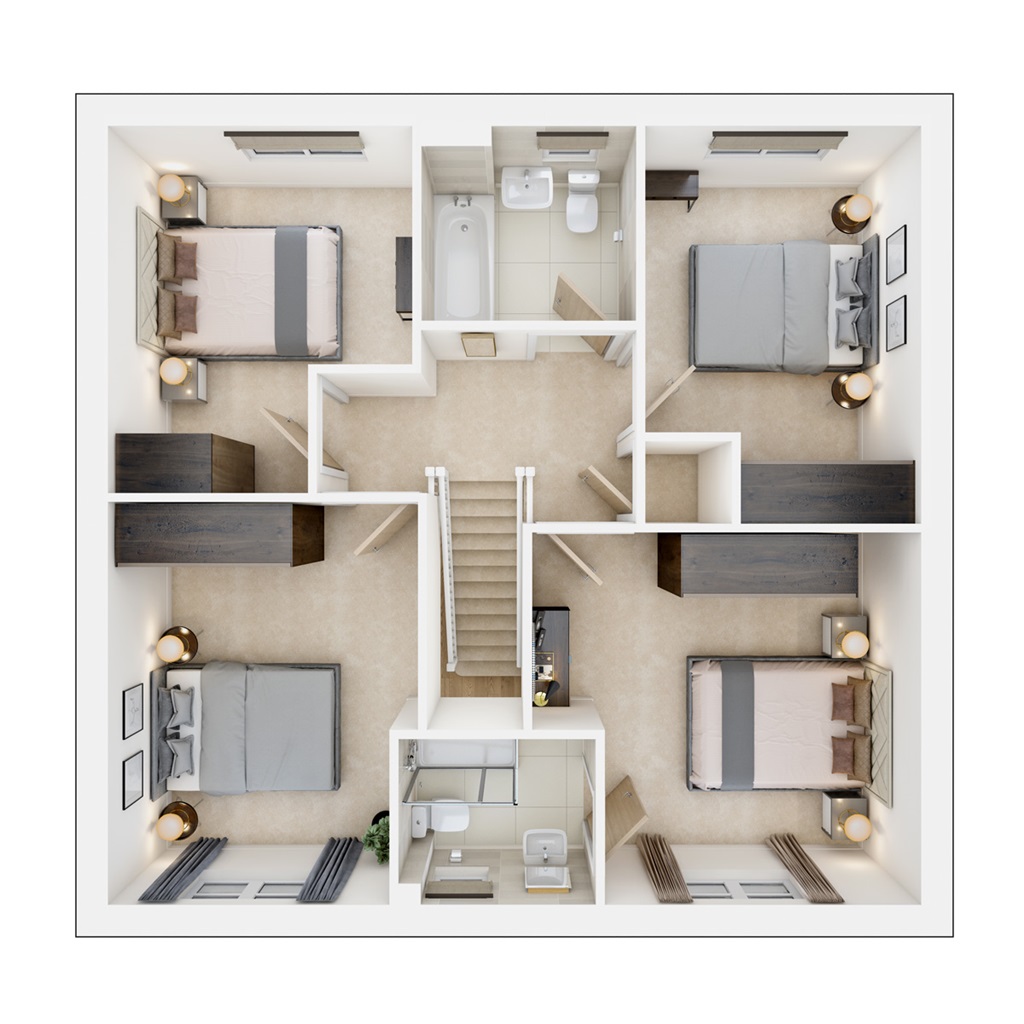 The Manford - Plot 223, Britannia Grange, Victory Way, Thetford floorplan