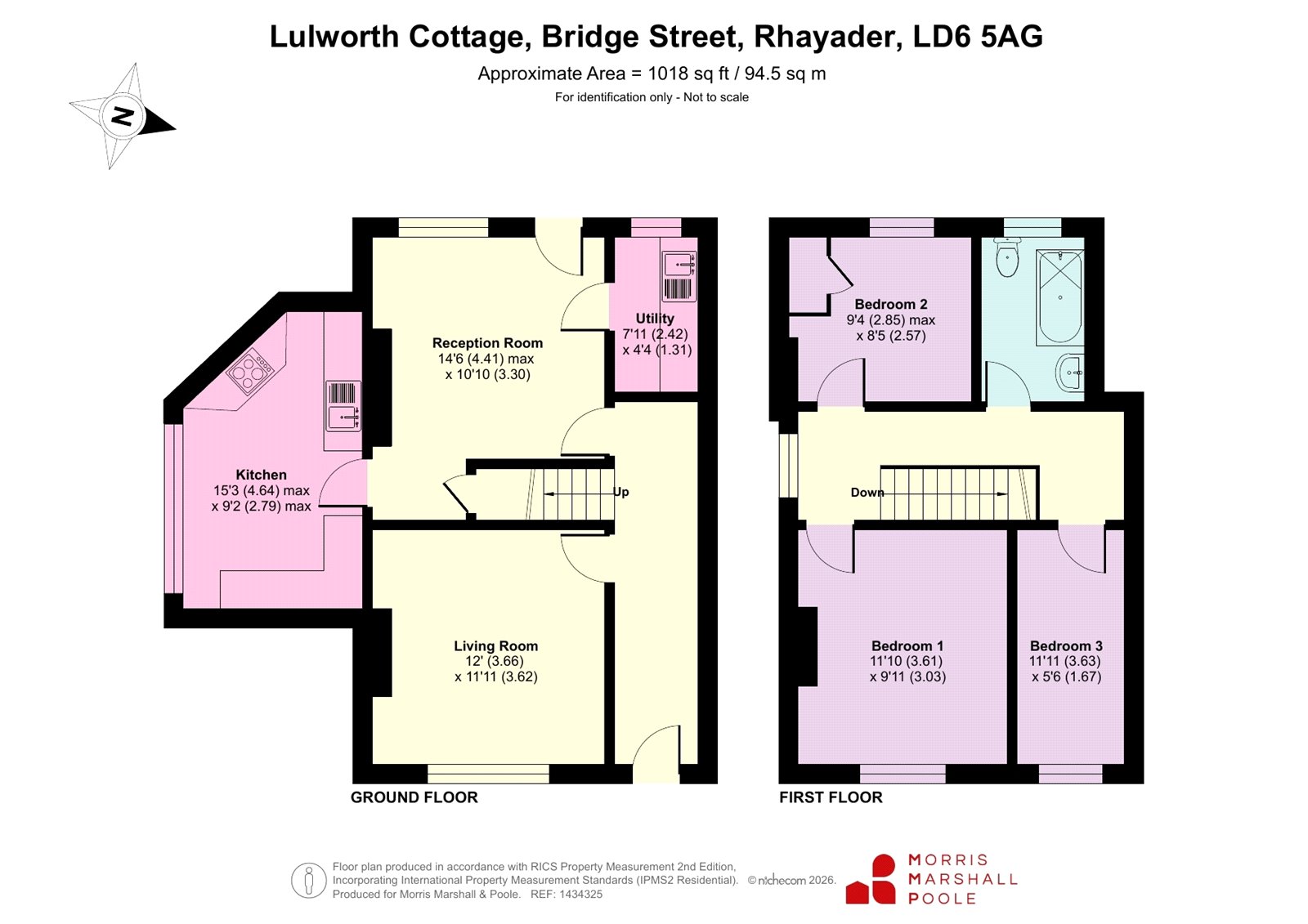 Lulworth Cottage,, Bridge Street, Powys floorplan