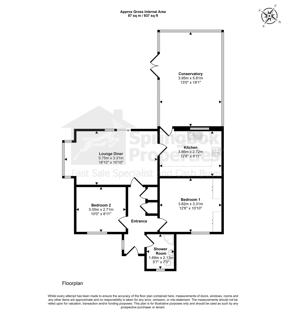 4, Rigg Close, Wisbech floorplan