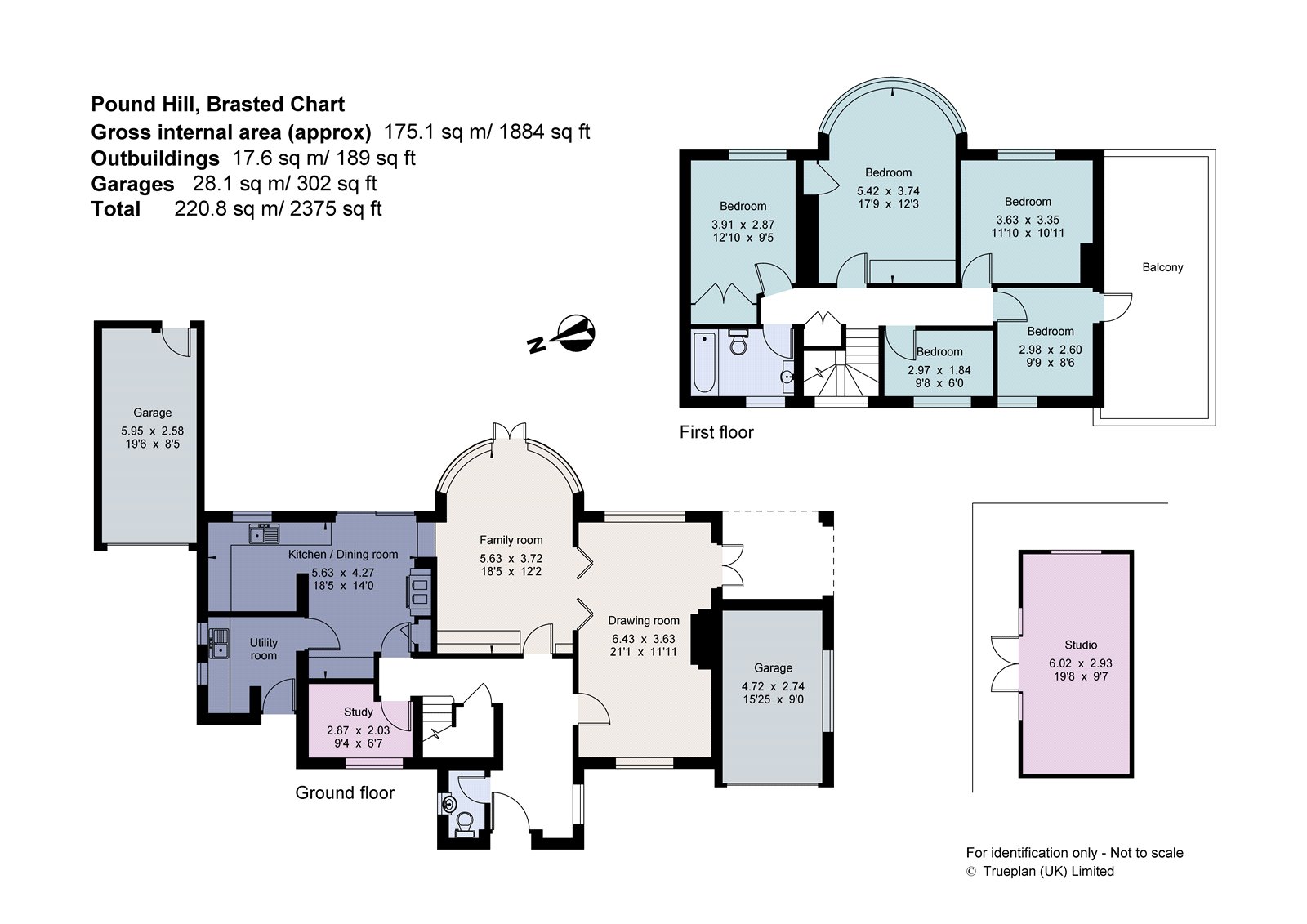 Chart Lane, Brasted Chart, Westerham, Kent TN16, 5 bedroom detached