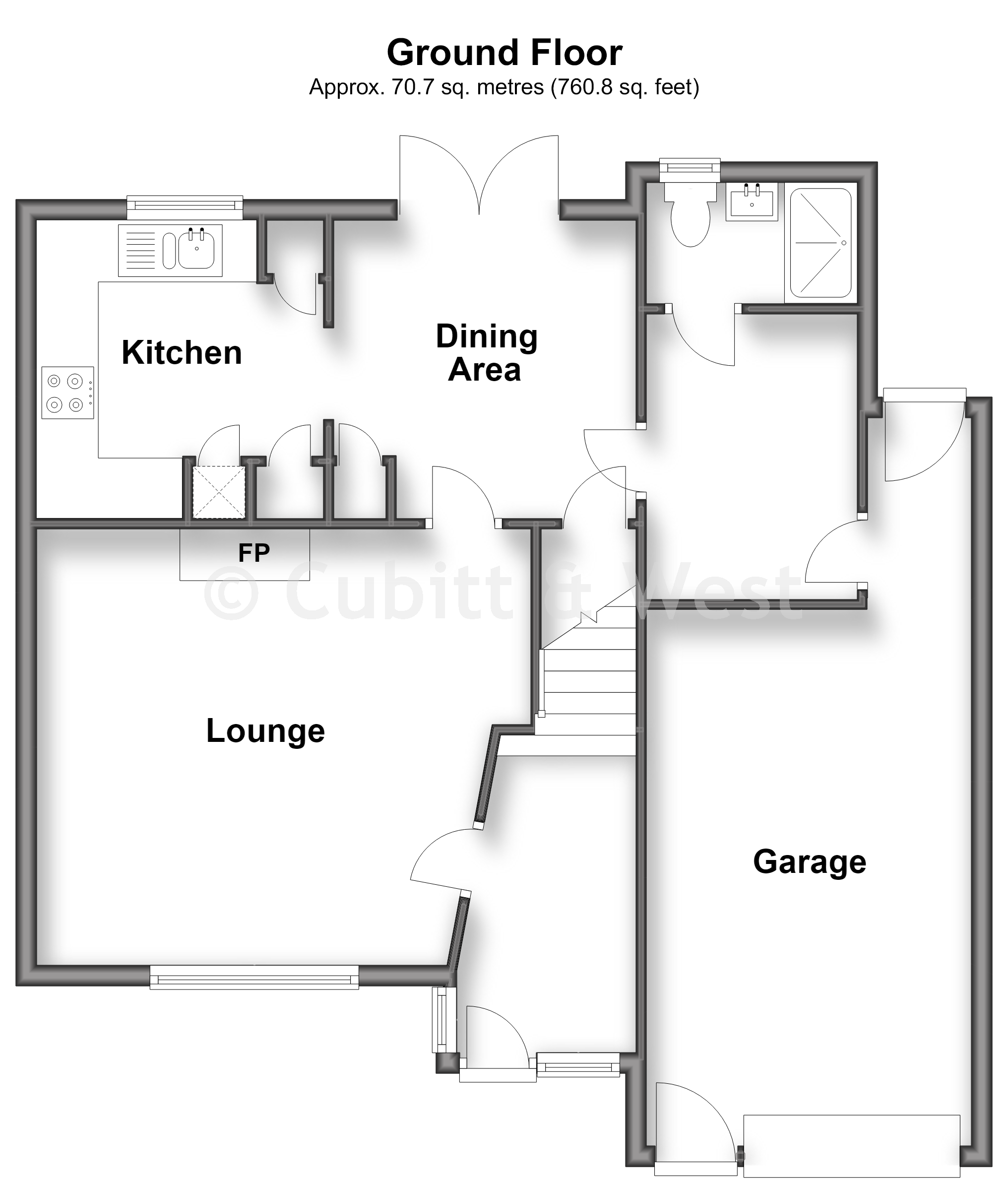 7, Northdowns, Cranleigh floorplan