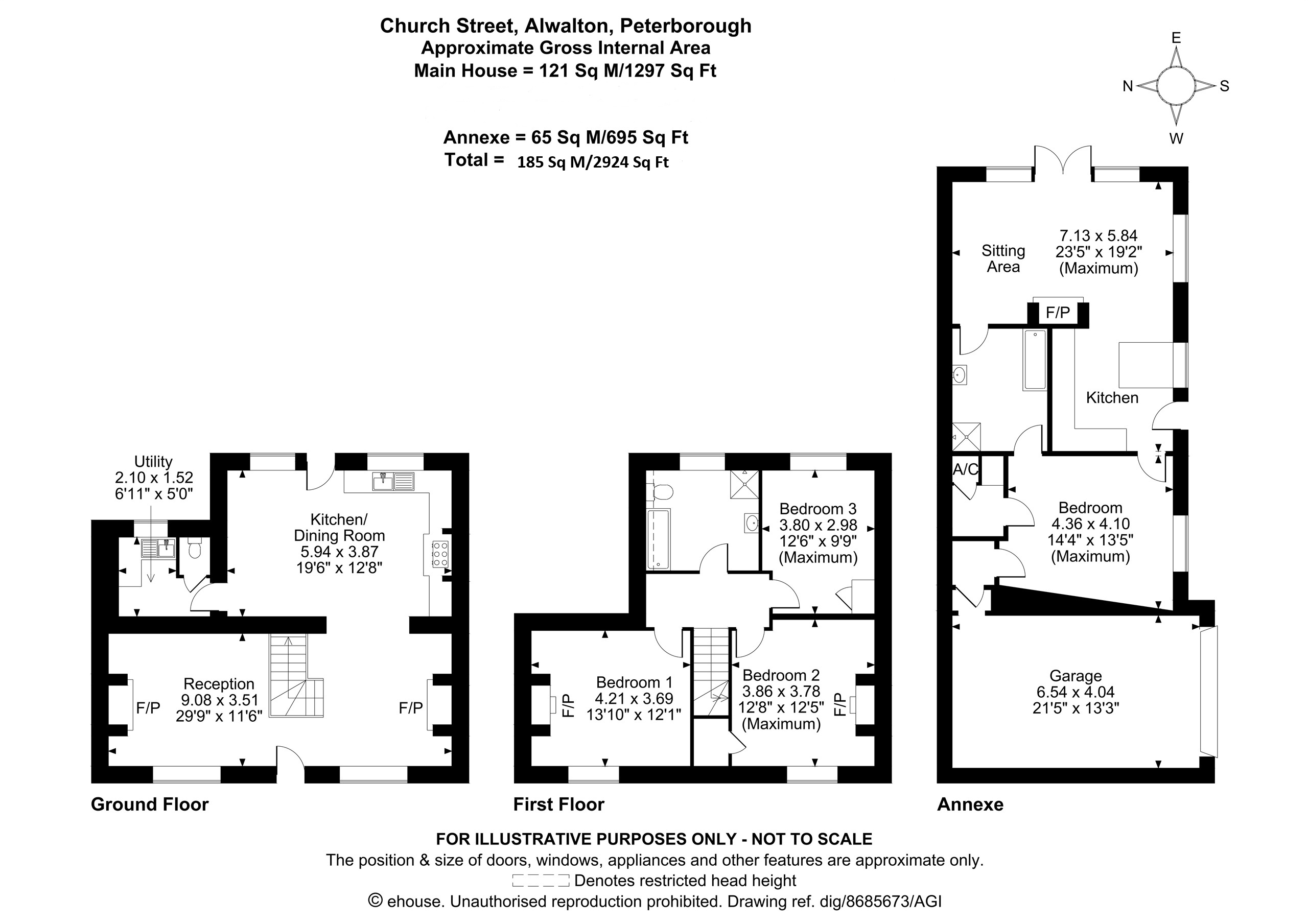 8, Church Street, Peterborough floorplan