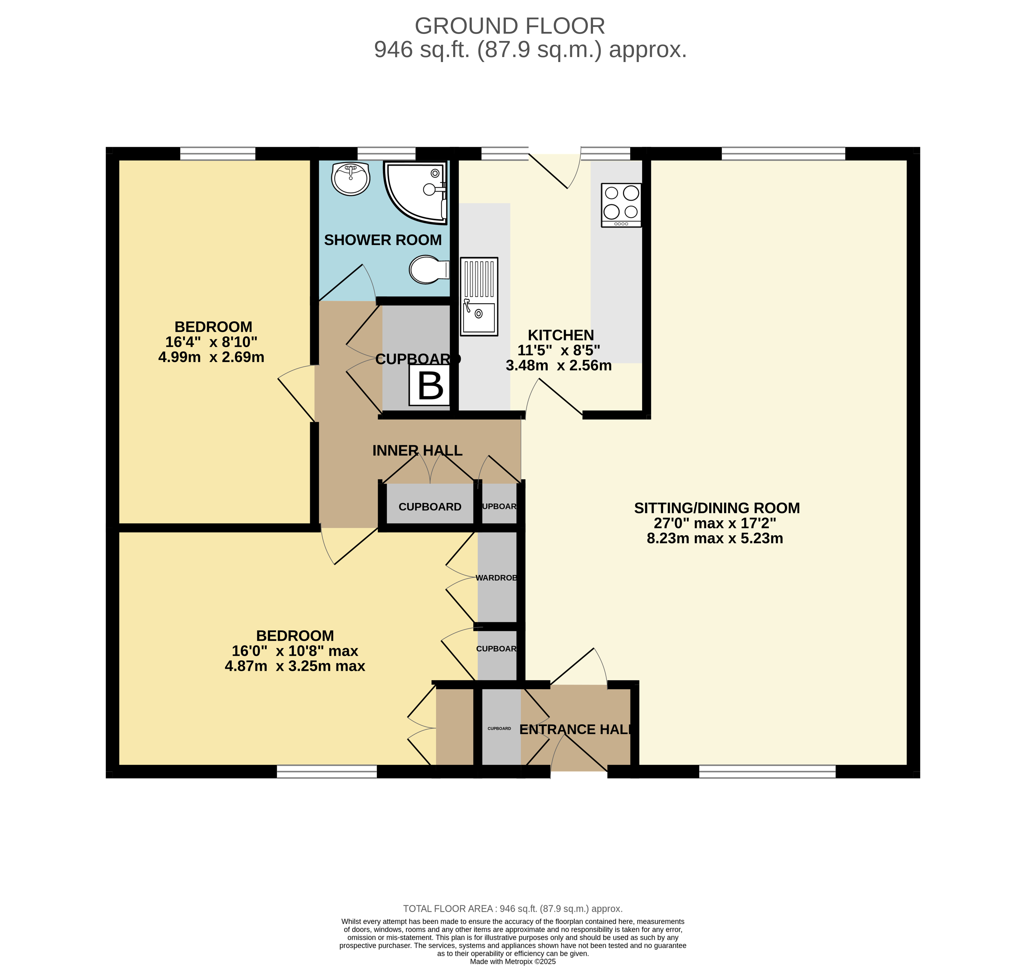 6, Rose Walk, Wicken Green Village floorplan