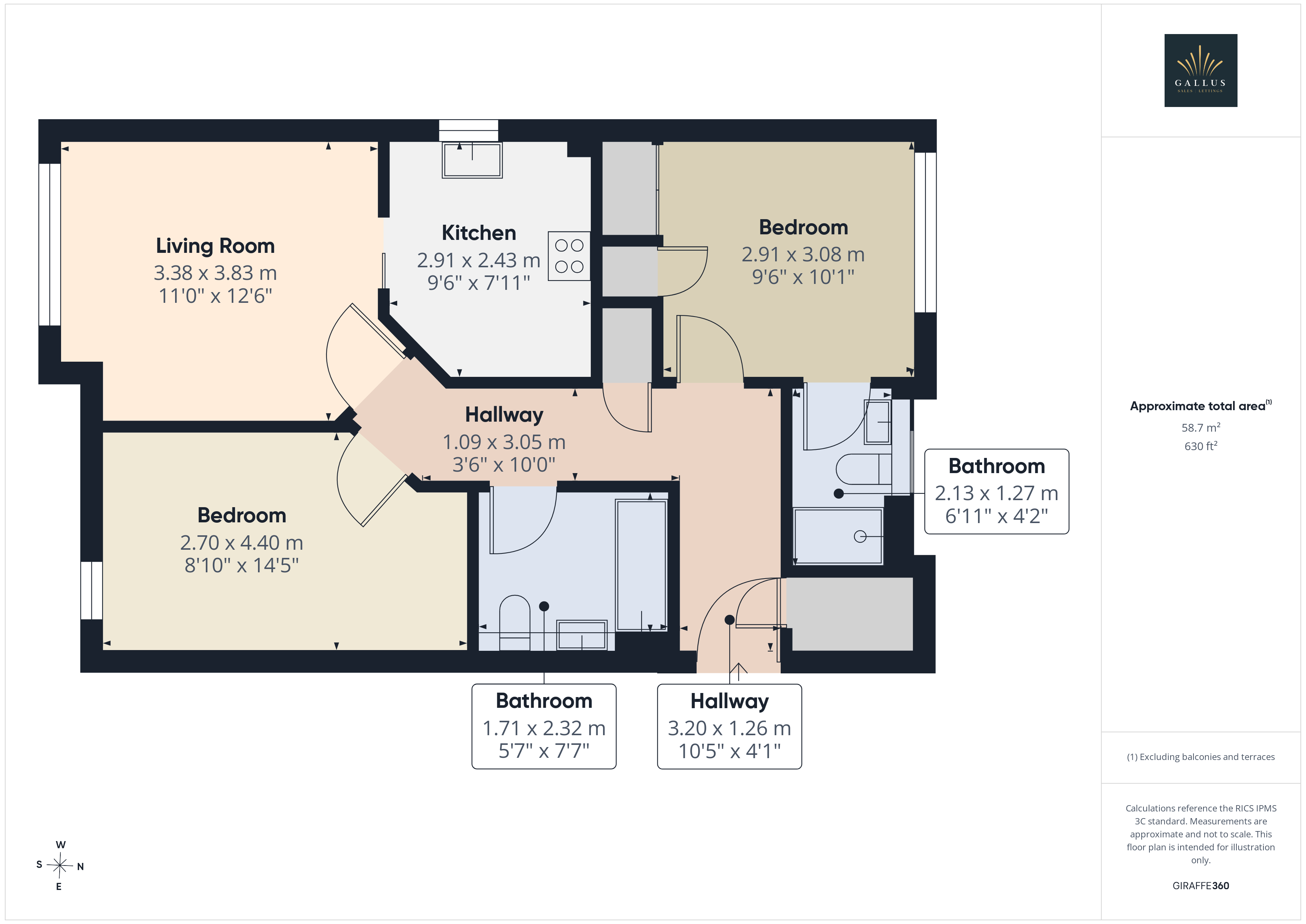 0/1, 14 Peters Gate, 14 Peters Gate, G61, Glasgow floorplan