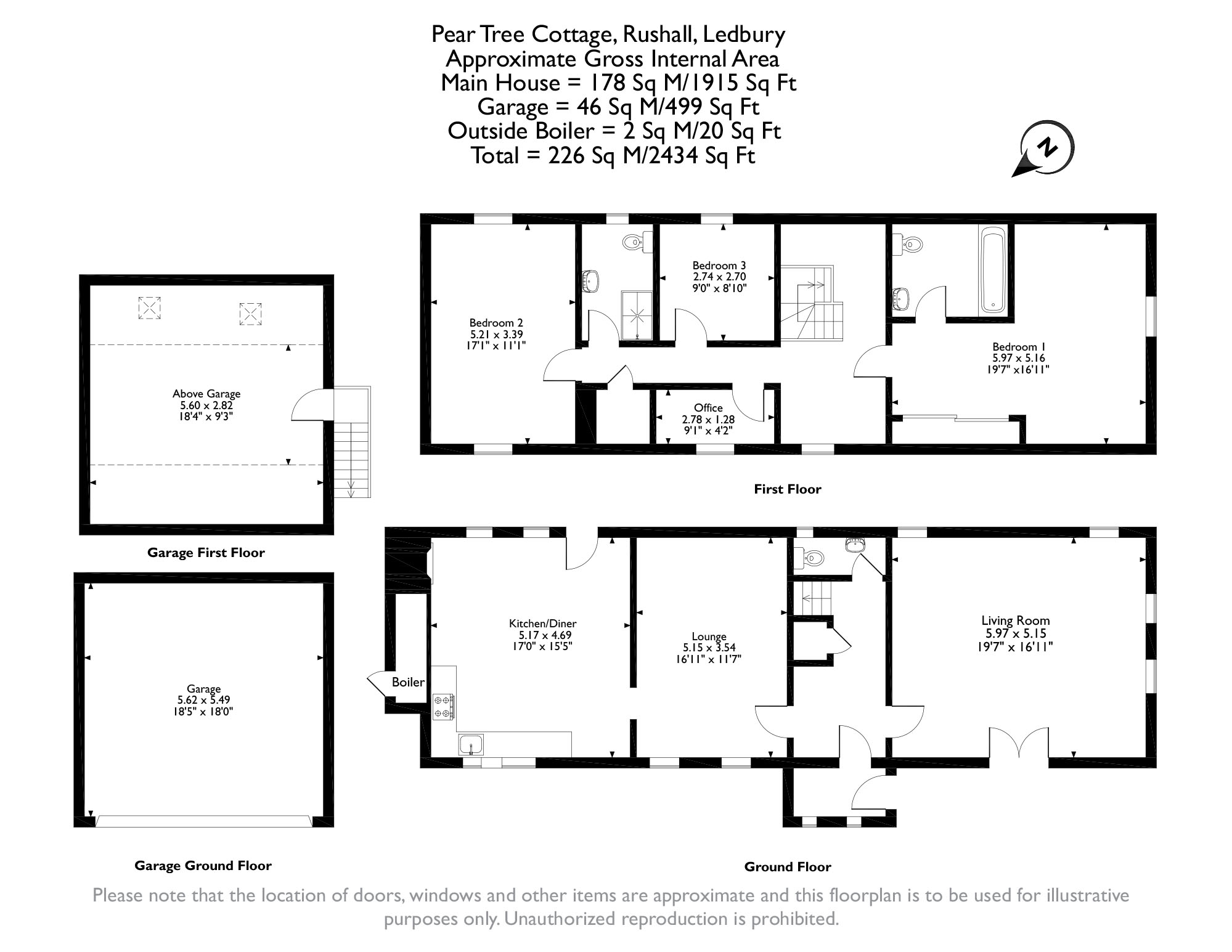 Rushall, Ledbury HR8, 3 bedroom detached house for sale 61762068
