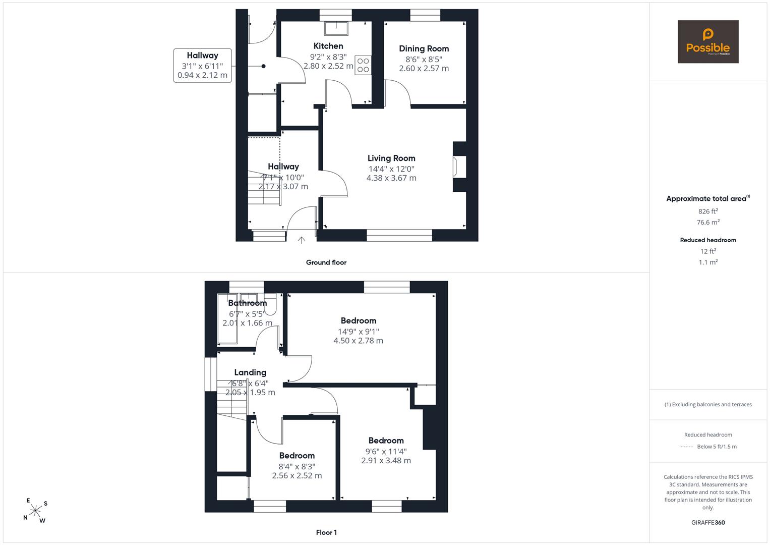 32, Craighall Place, Blairgowrie floorplan