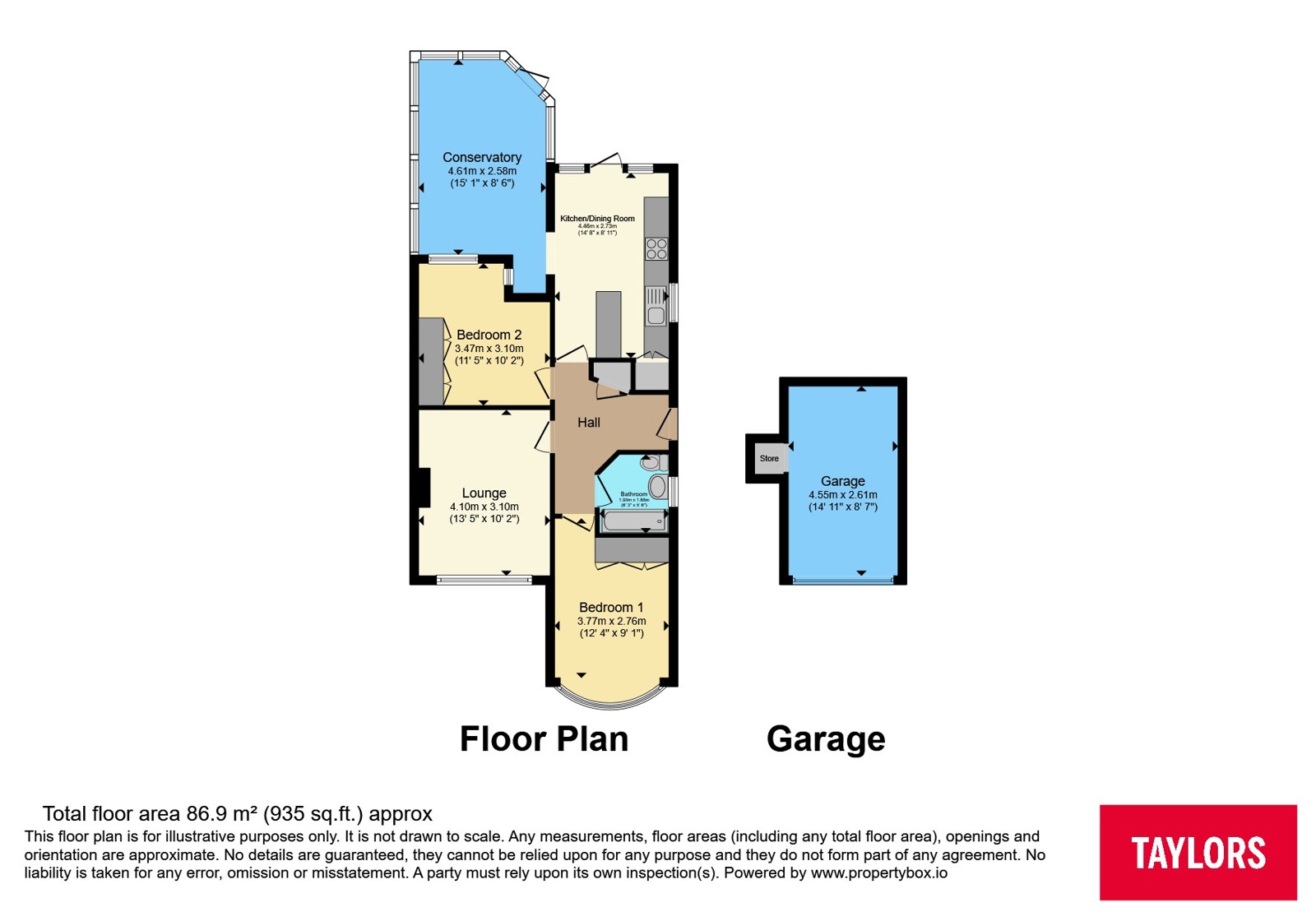 188, Whitehill Road, Hertfordshire floorplan