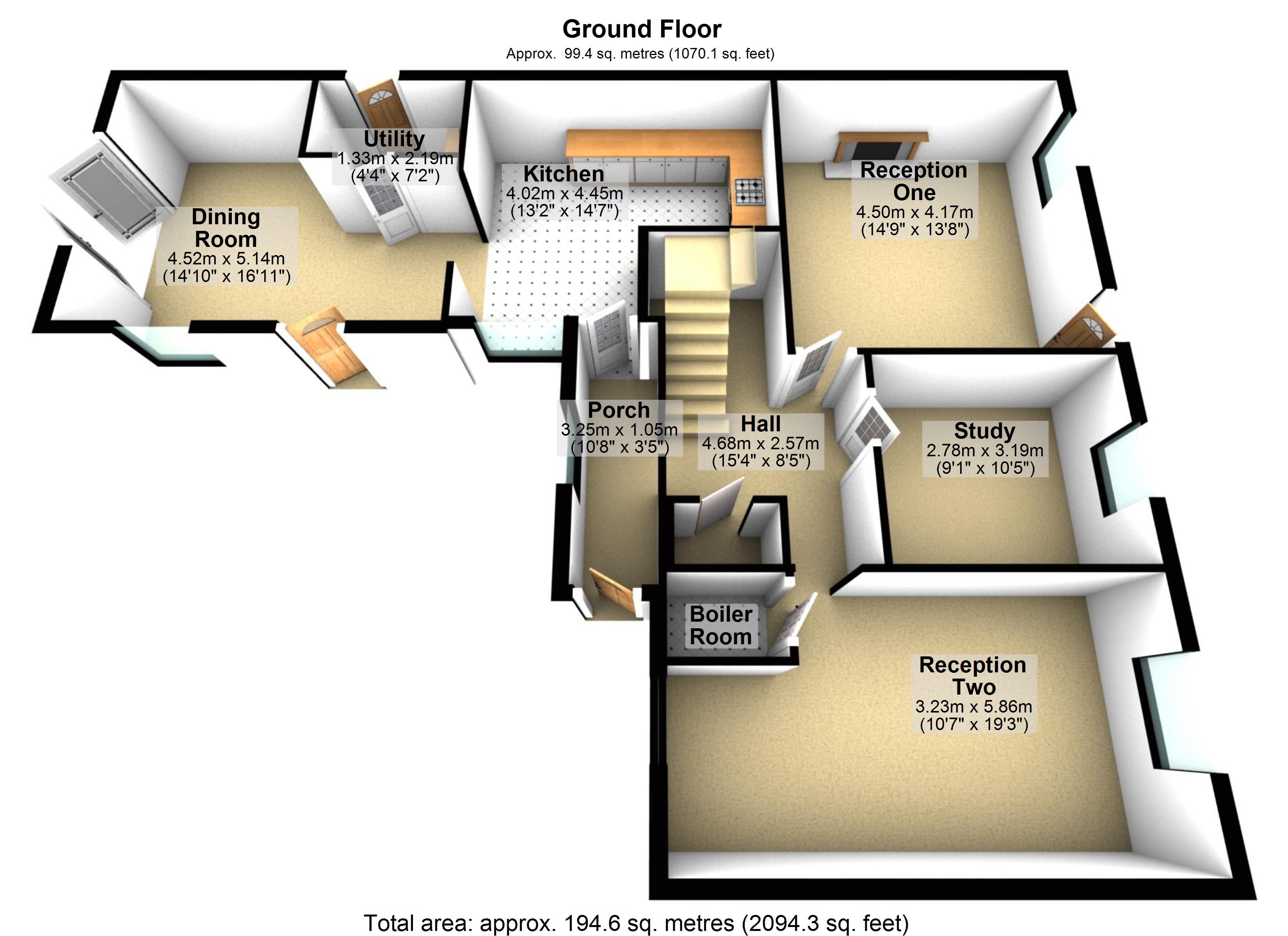 Gramark House, Bowstead Gates, Newland, Ulverston floorplan
