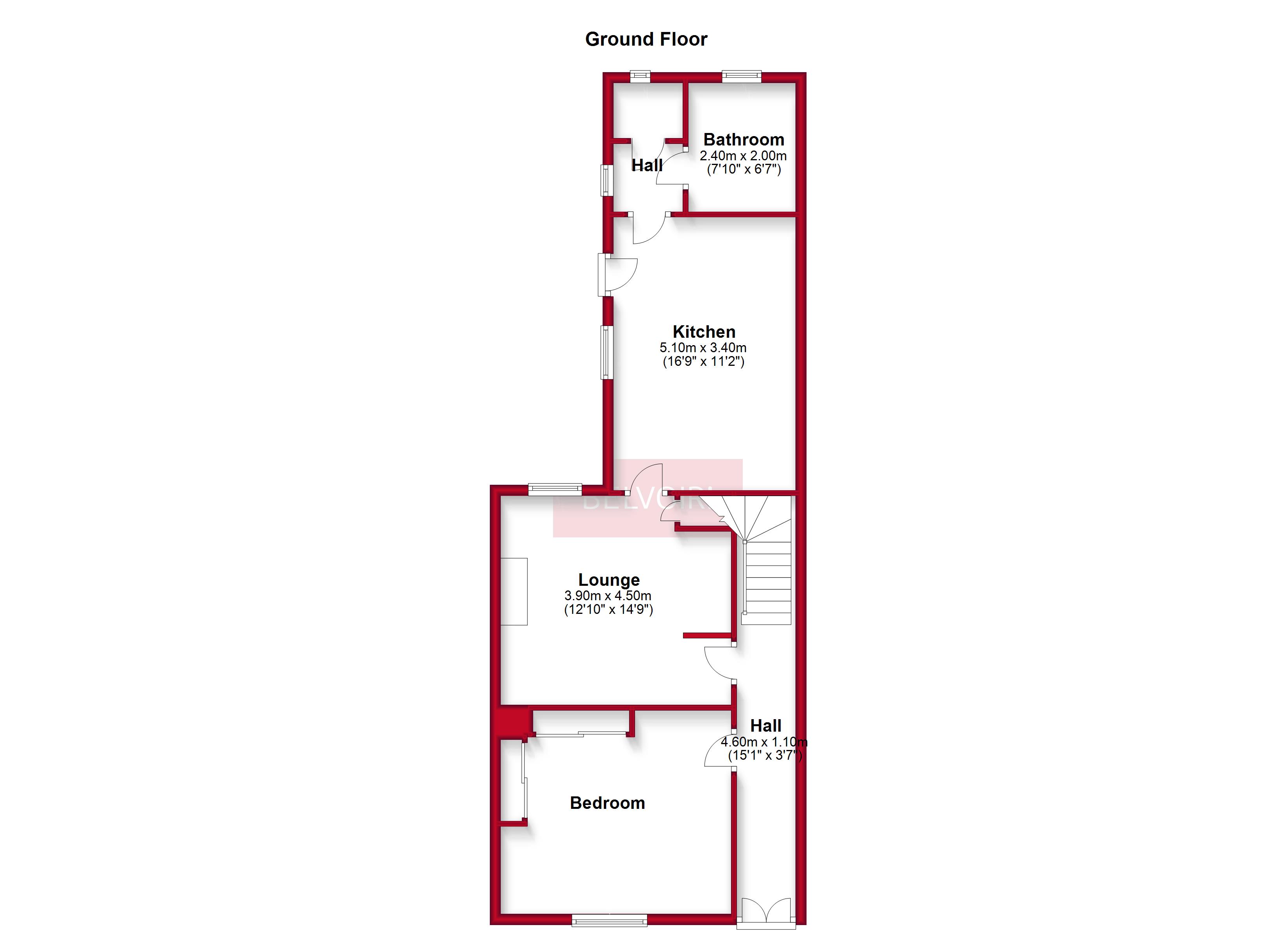 3 Bedrooms Semi-detached house to rent in Burnhead Road, Larbert FK5