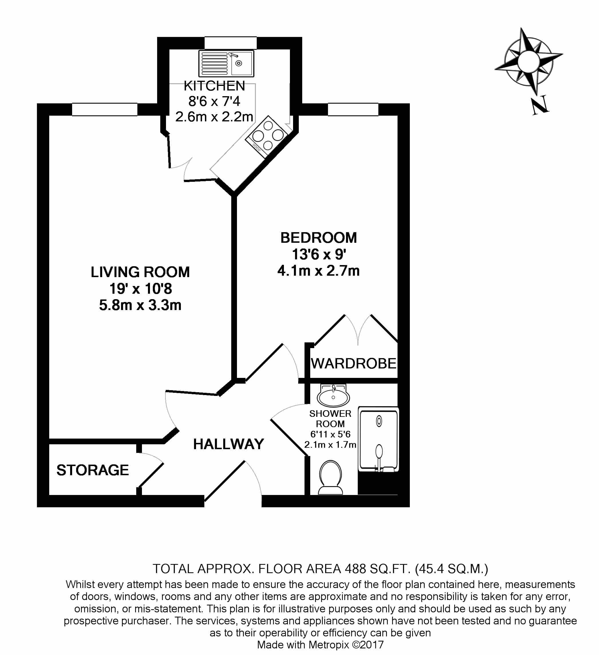 1 Bedrooms Flat for sale in Western Avenue, Newbury RG14