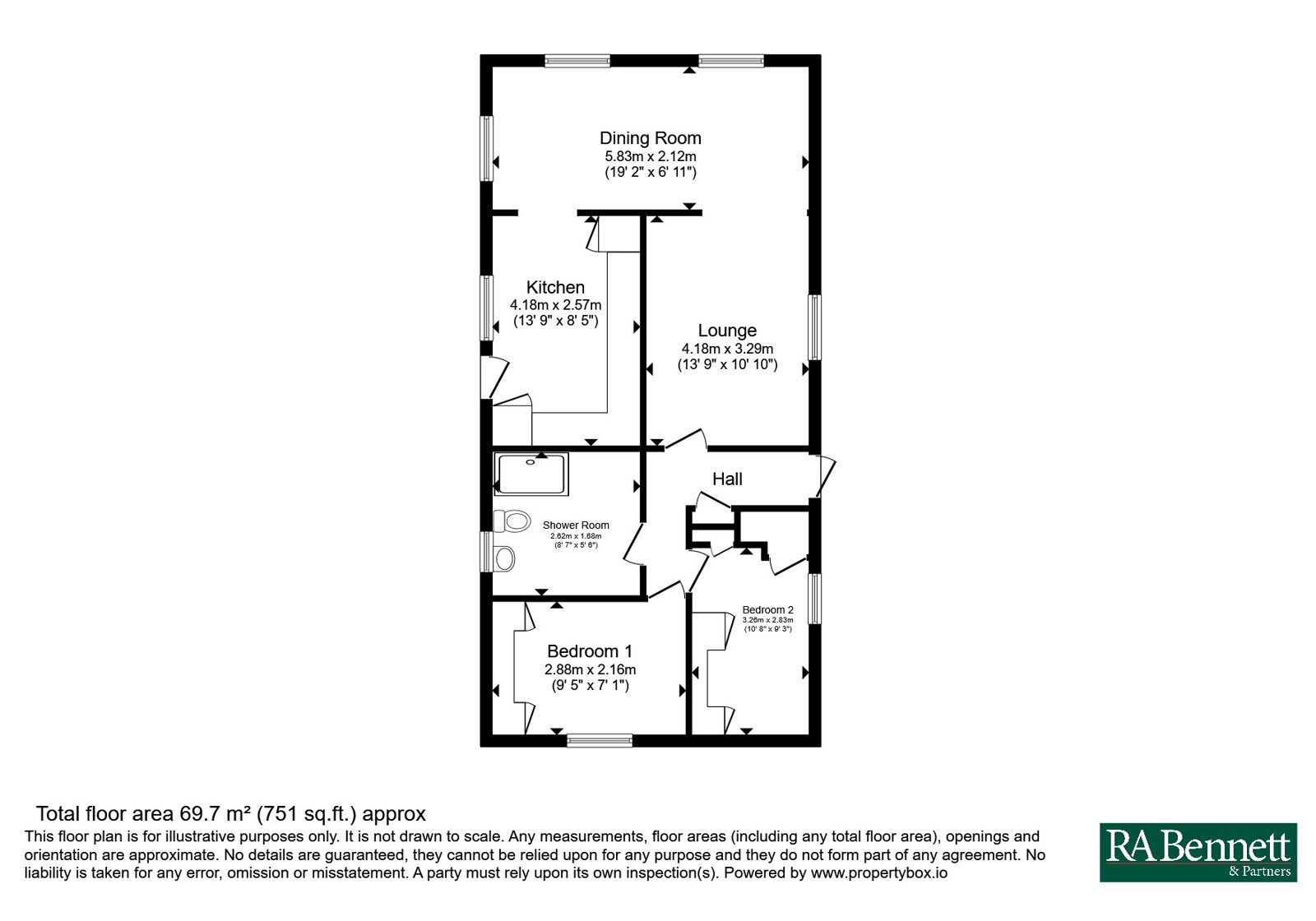 108, Berkeley Vale Park, Gloucestershire floorplan