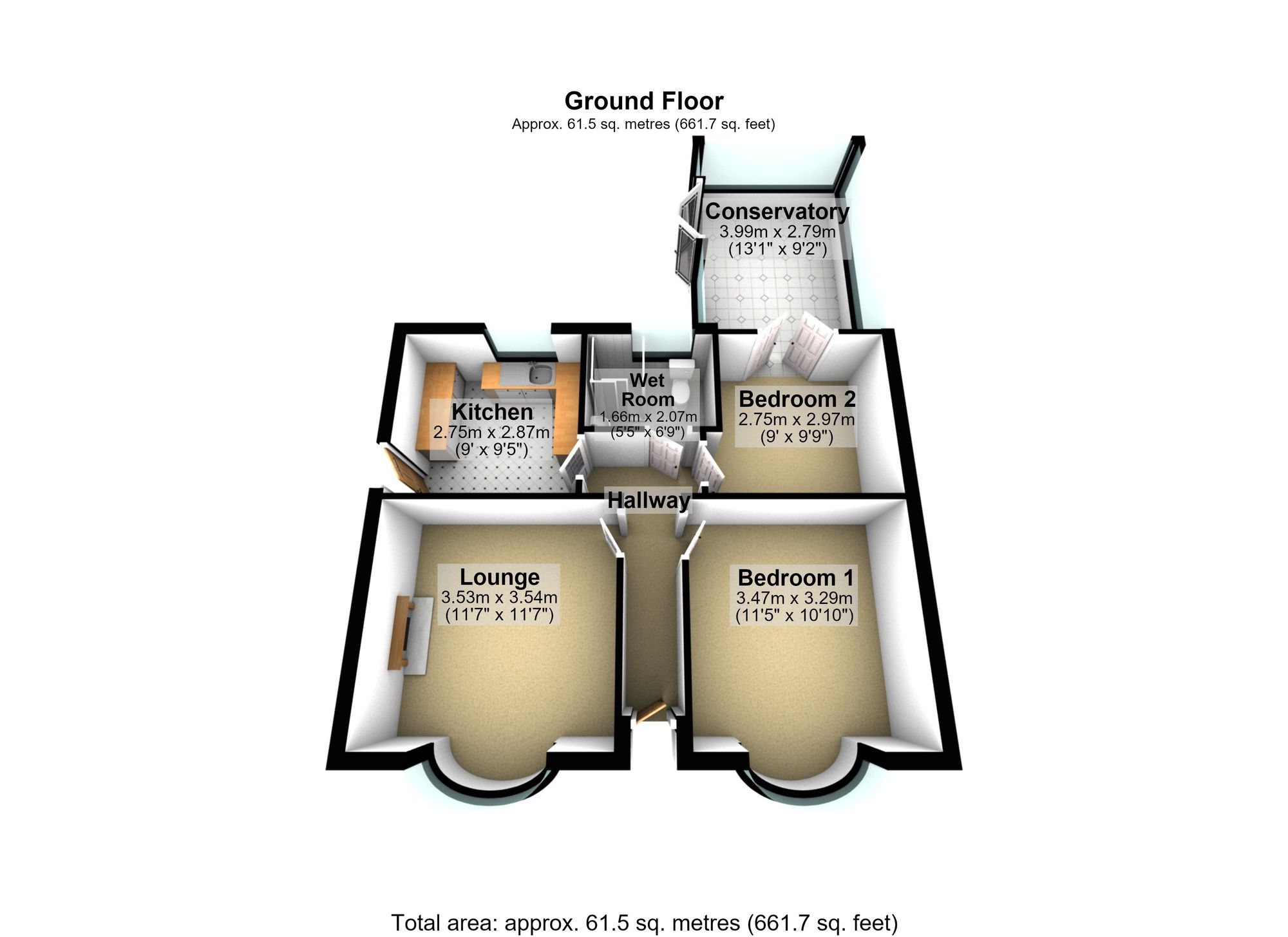 42 First Avenue, Wellingborough floorplan